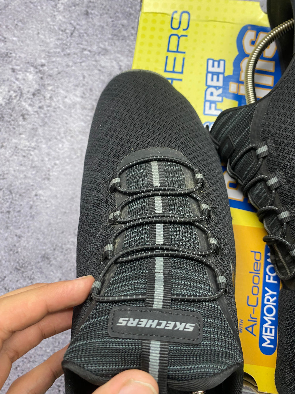 Skechers Slip-Ins Summits High Range 48.5 / UK 13 – czarne sneakersy