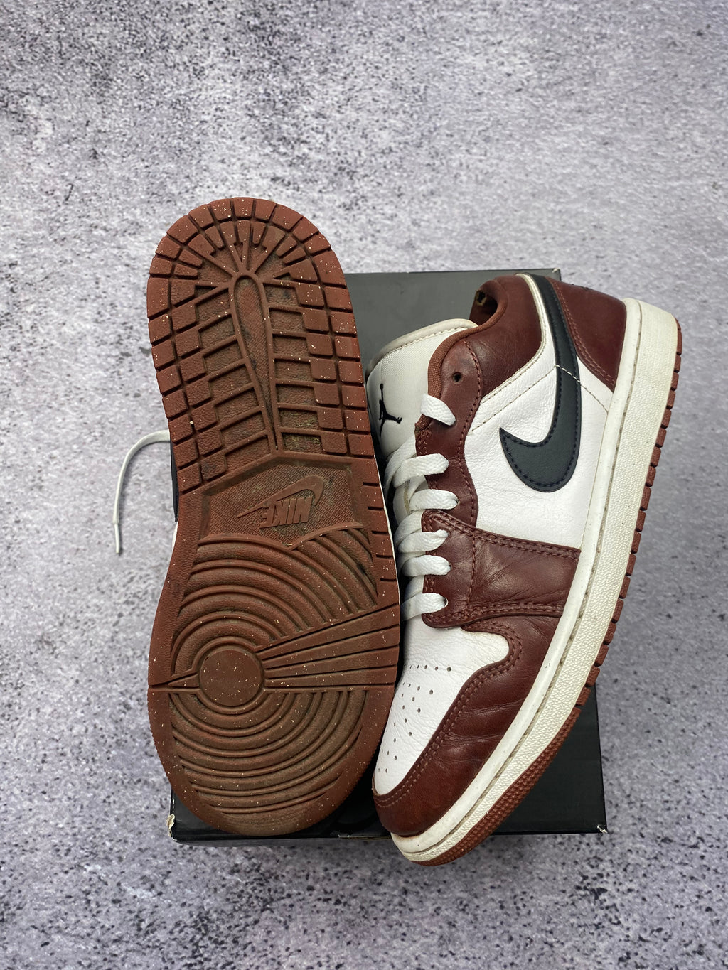Air Jordan 1 Low biało-brązowe r. 41