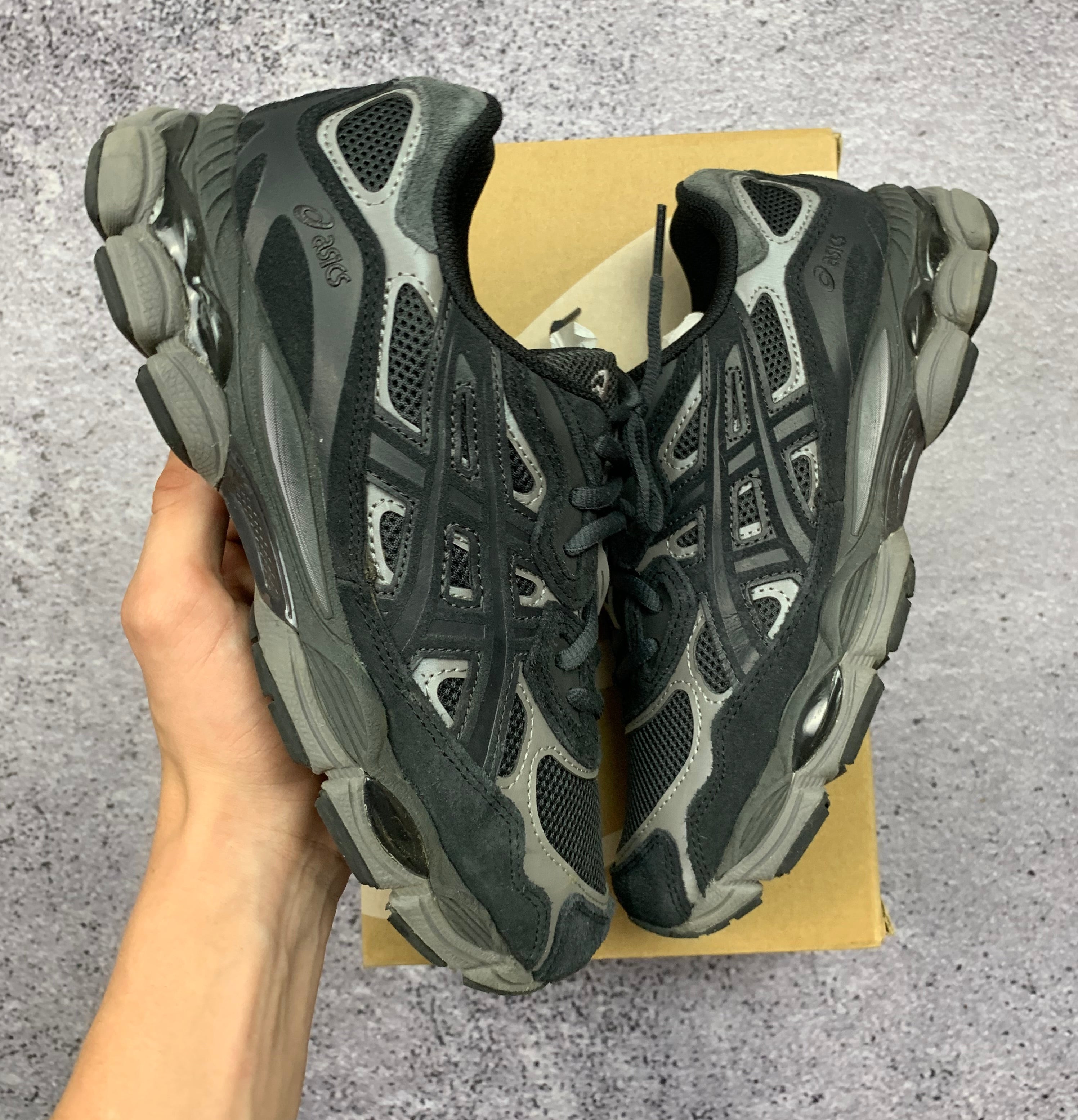 Asics GEL-NYC Sneakersy Lifestyle Graphite Grey/Black r. 39 Nowe + Metka + Box