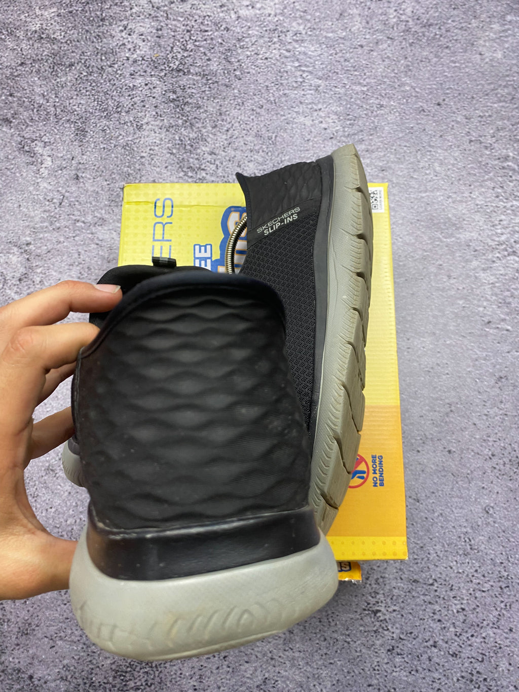 Skechers Slip-Ins Summits High Range 48.5 / UK 13 – czarne sneakersy