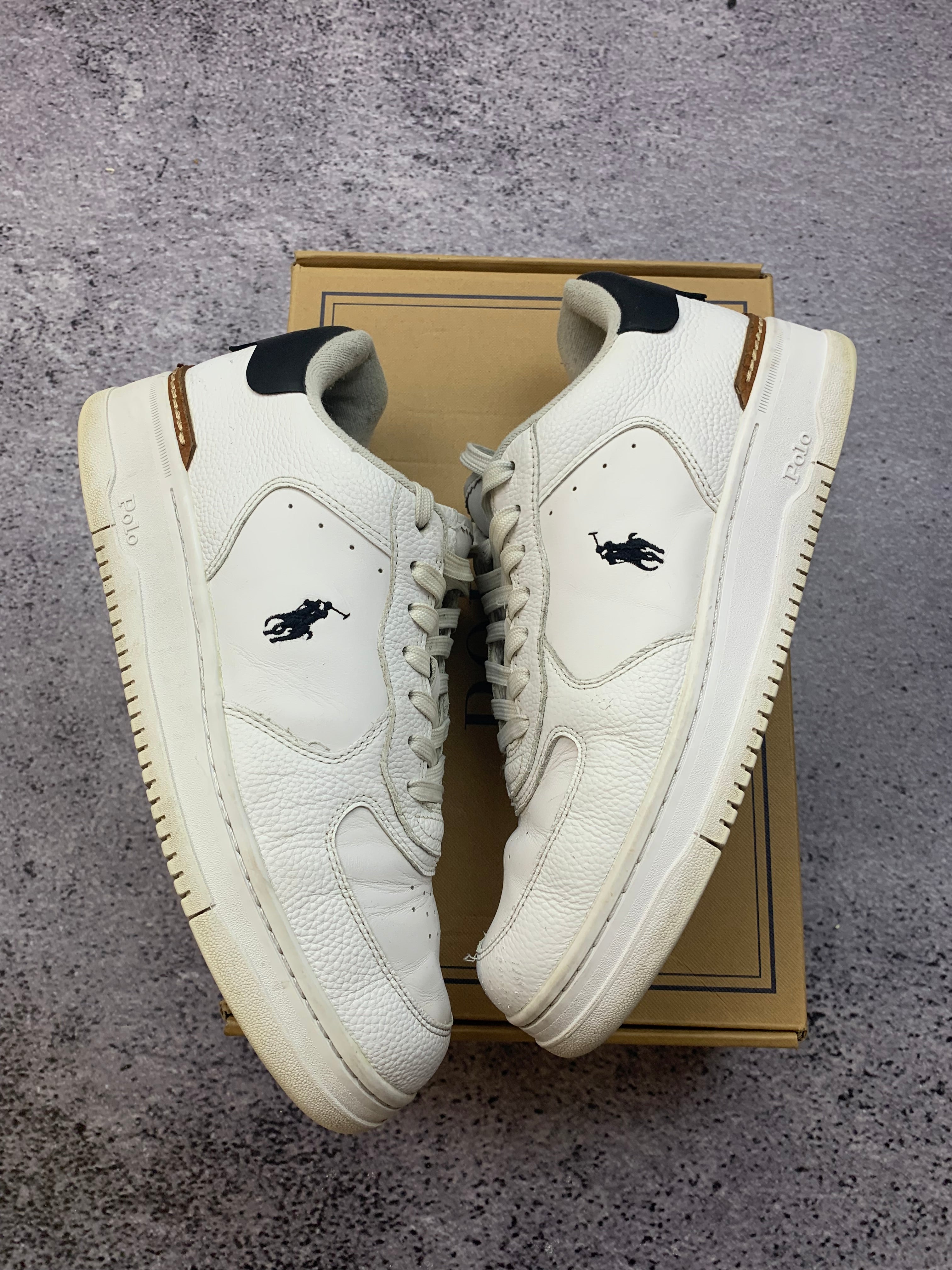 Polo Ralph Lauren Masters CRT-SK-LTL – skórzane sneakersy r. 42