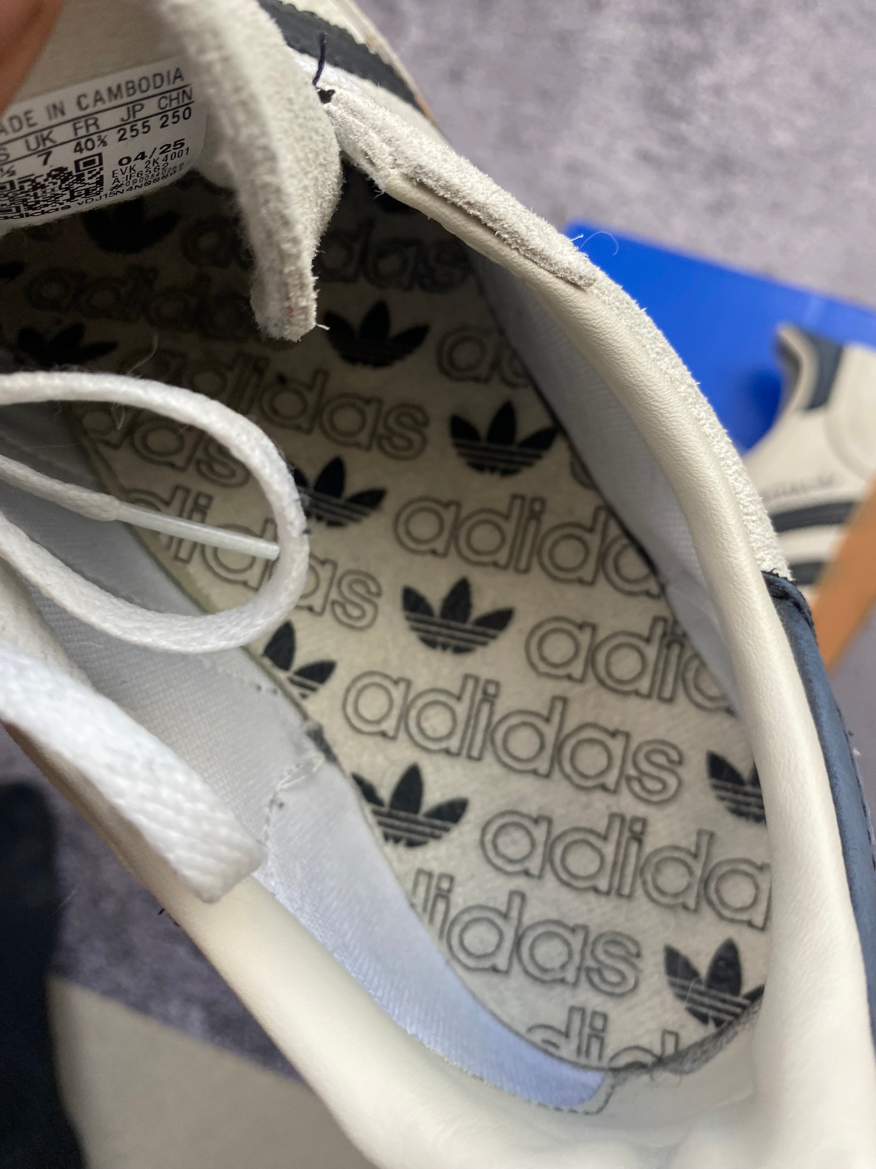 Adidas Handball Spezial beige sneakers size 40 2/3