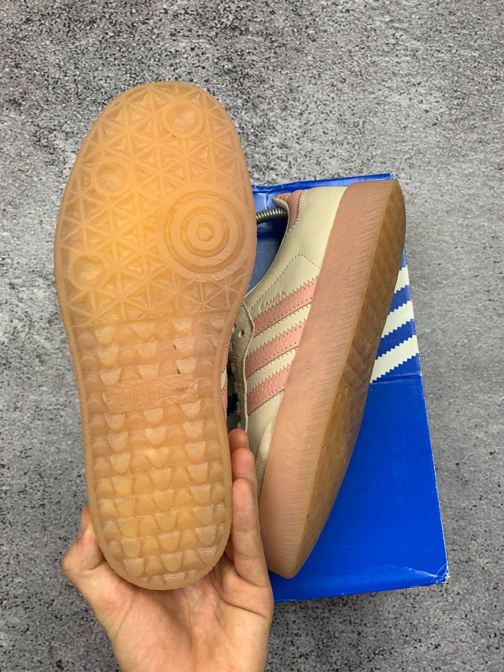 Adidas Sambae W Różowo-Kremowe Sneakersy Platforma r. 39 1/3 Idealne + Box