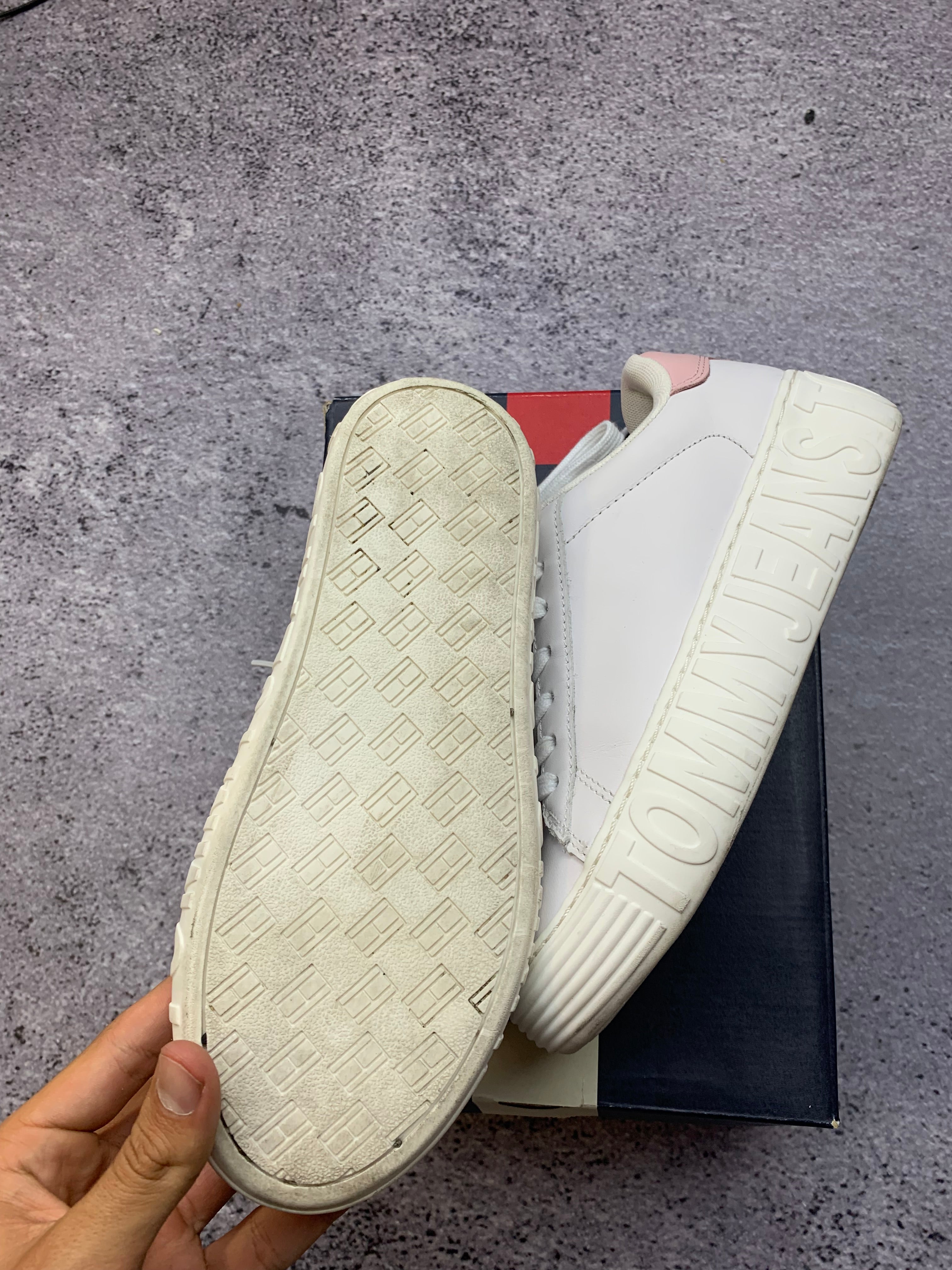 Tommy Hilfiger Cupsole Leather – skórzane sneakersy r. 37 + box