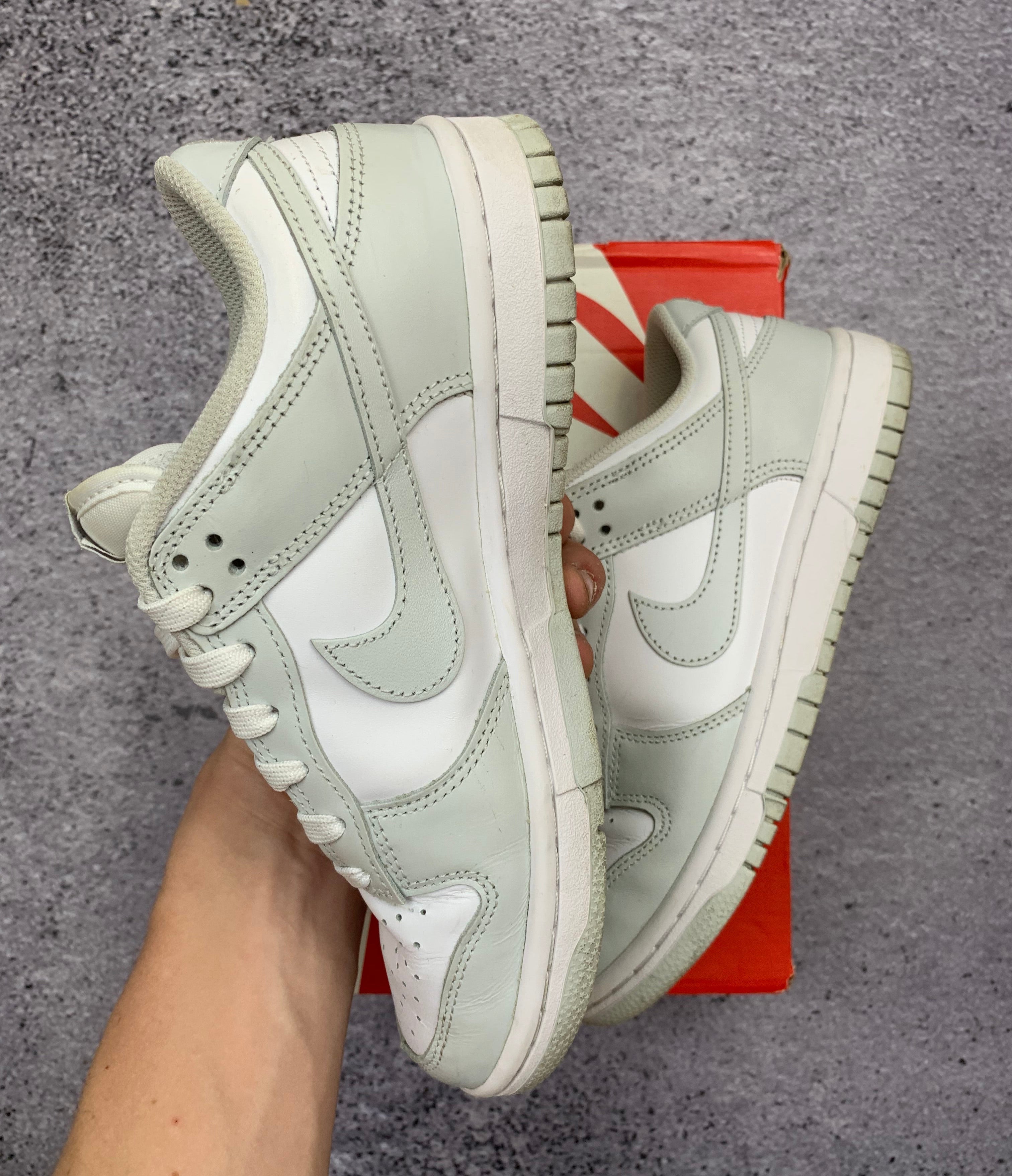 Nike Dunk Low Photon Dust r. 38 biało-szare z pudełkiem
