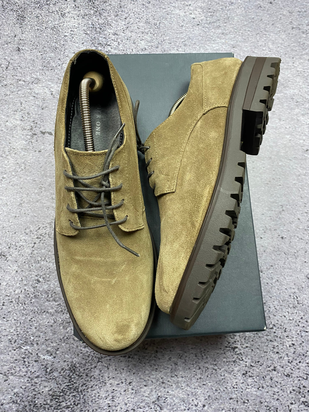 Pier One Beige Suede Leather Loafers 45 – Elegant Casual