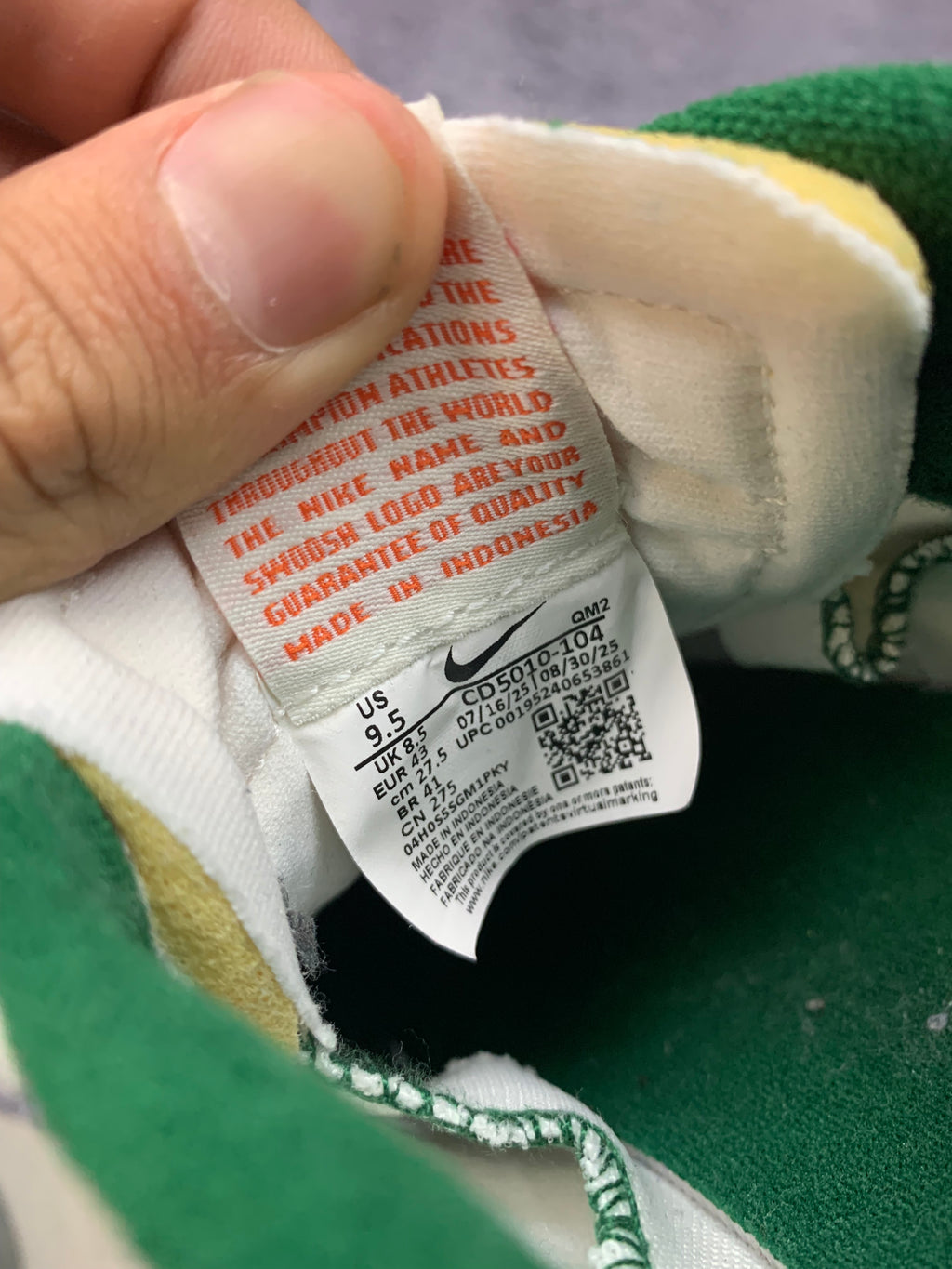 Nike SB Heritage Vulc Sail Gorge Green – sneakersy skate
