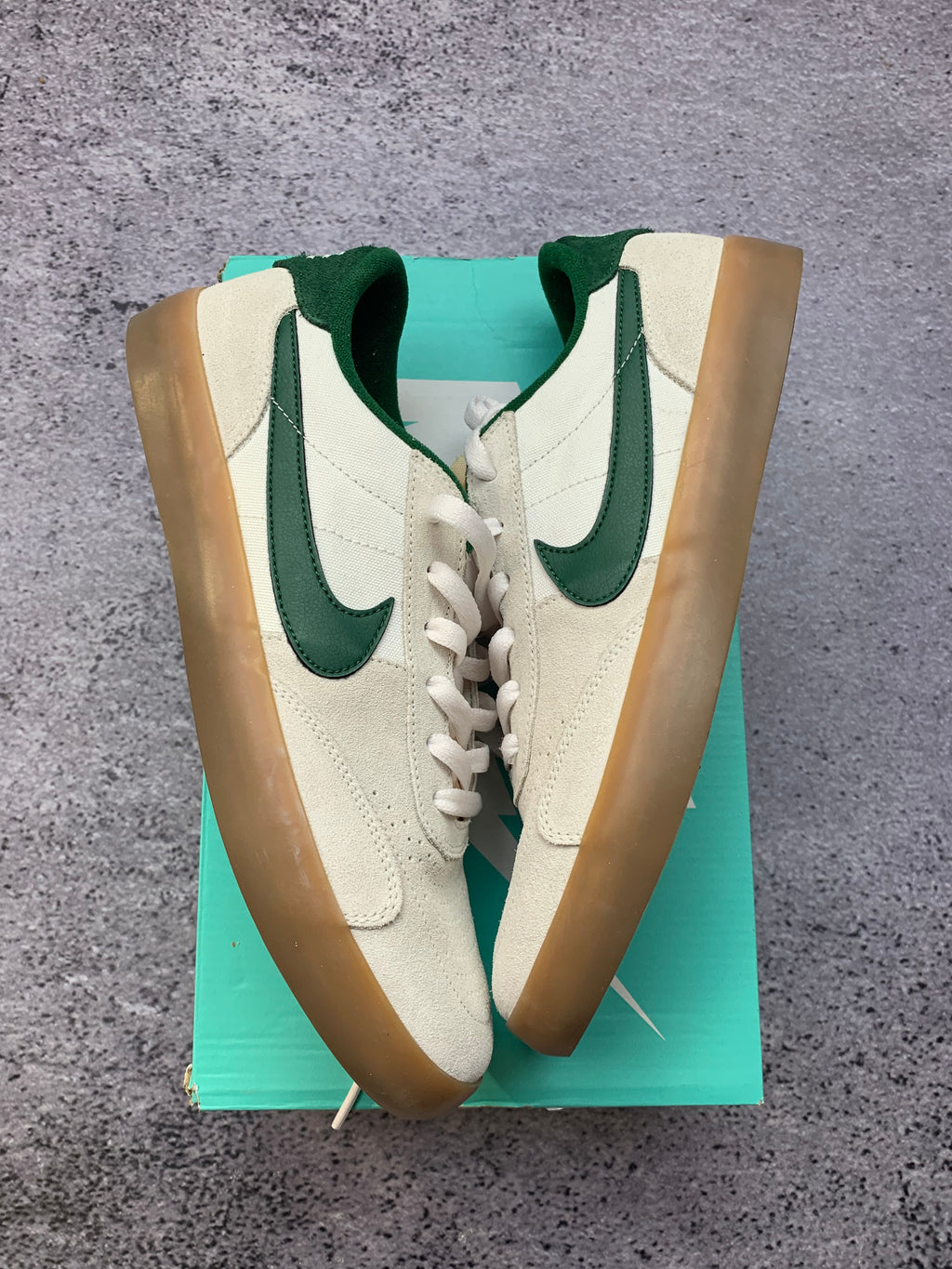 Nike SB Heritage Vulc Sail Gorge Green – sneakersy skate