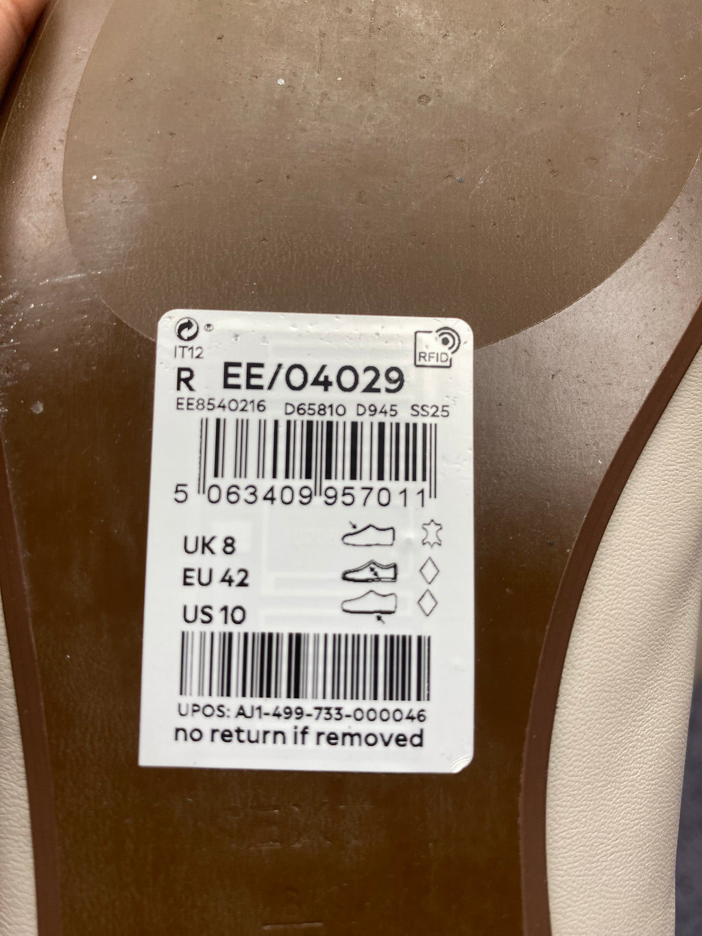 Next Slingback Leather – skórzane czółenka damskie r. 42