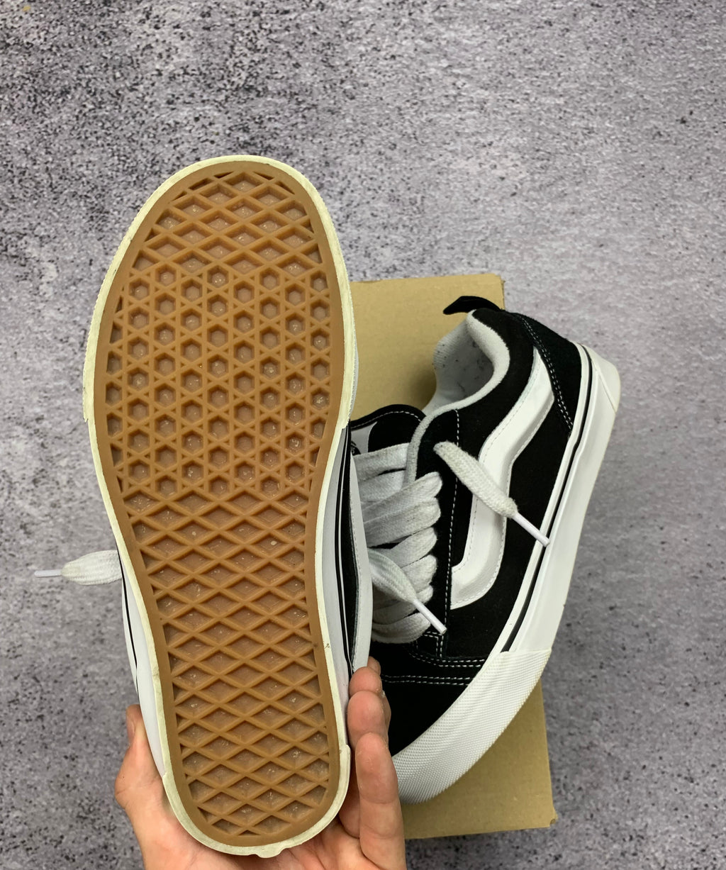 Vans Old Skool Platform Czarno-Białe Sneakersy r. 39 Stan Idealny
