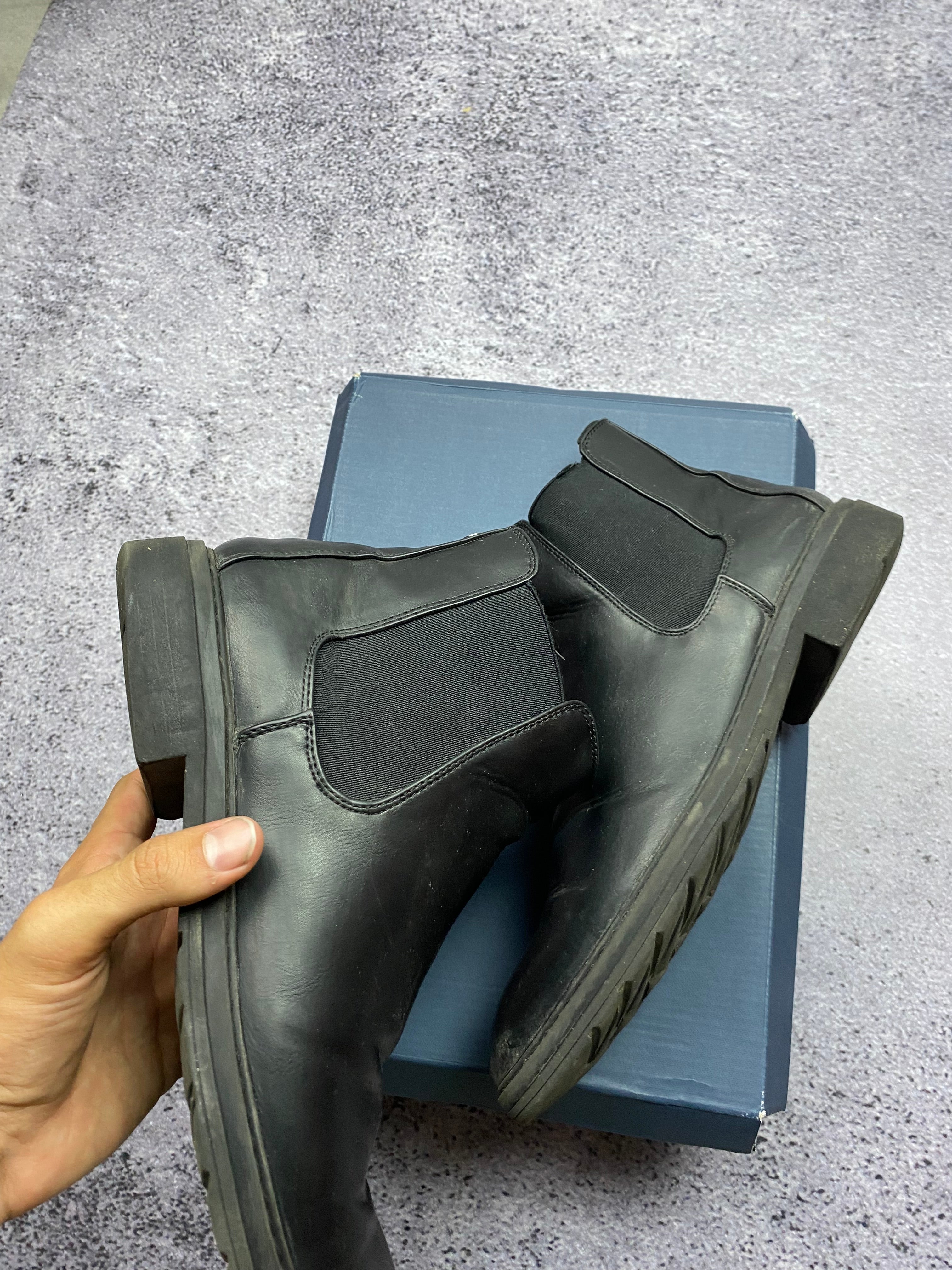 Pier One Chelsea Boots Skórzane 45