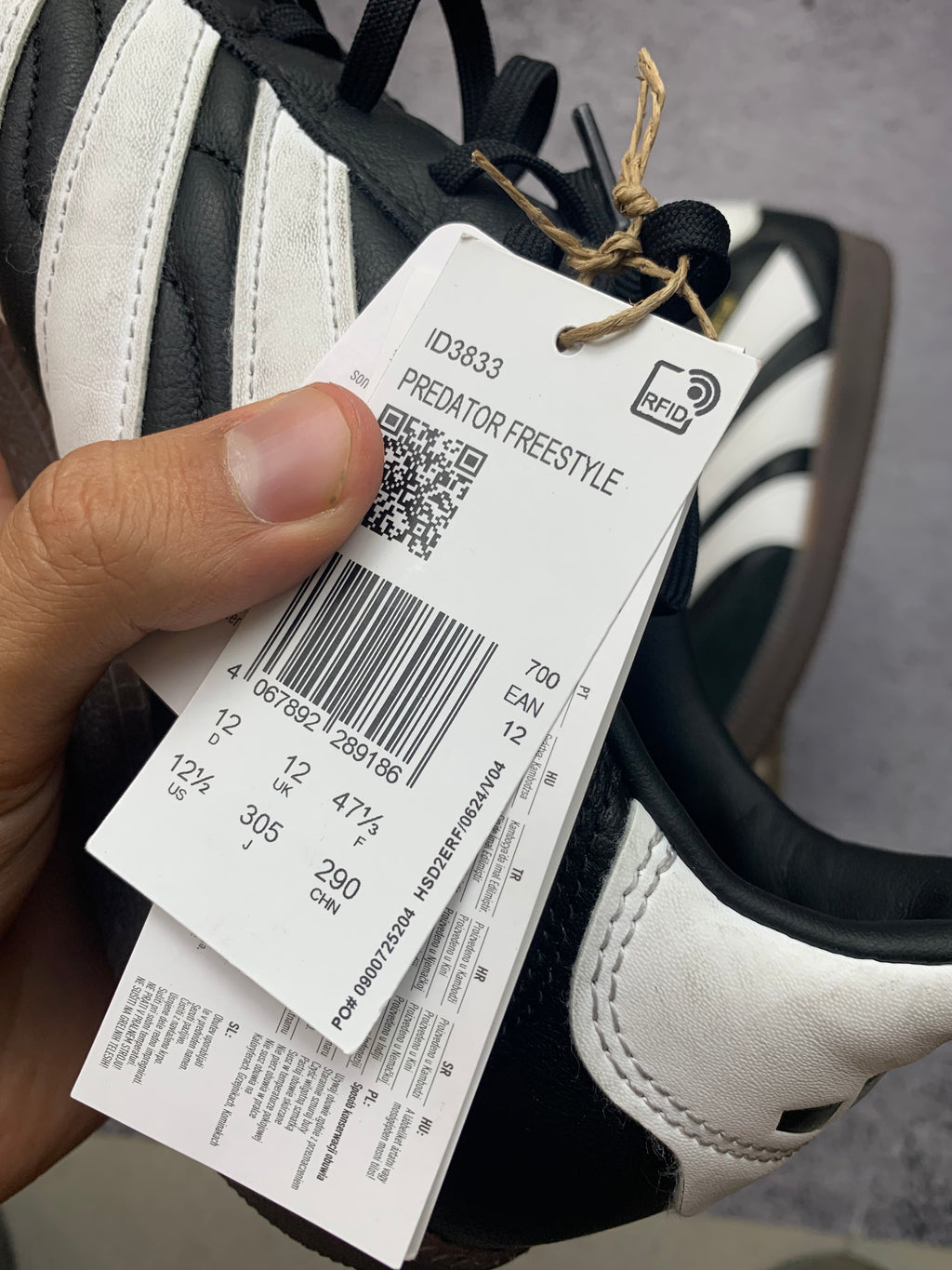 Adidas Predator Freestyle – sneakersy lifestyle/skórzane r. 47 1/3