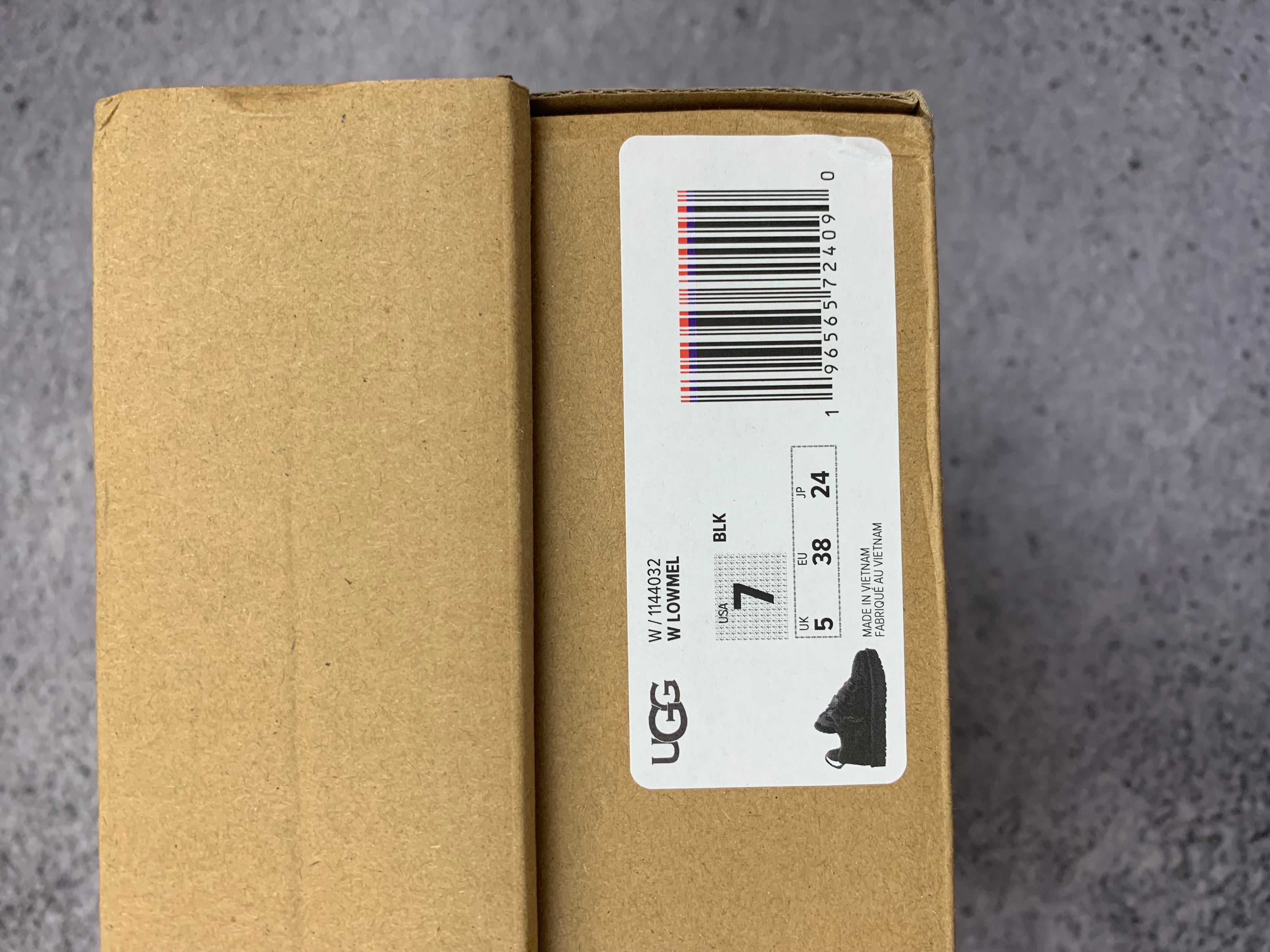 UGG Lowmel Czarne Sneakersy Chunky r. 38 Stan Bardzo Dobry + Box