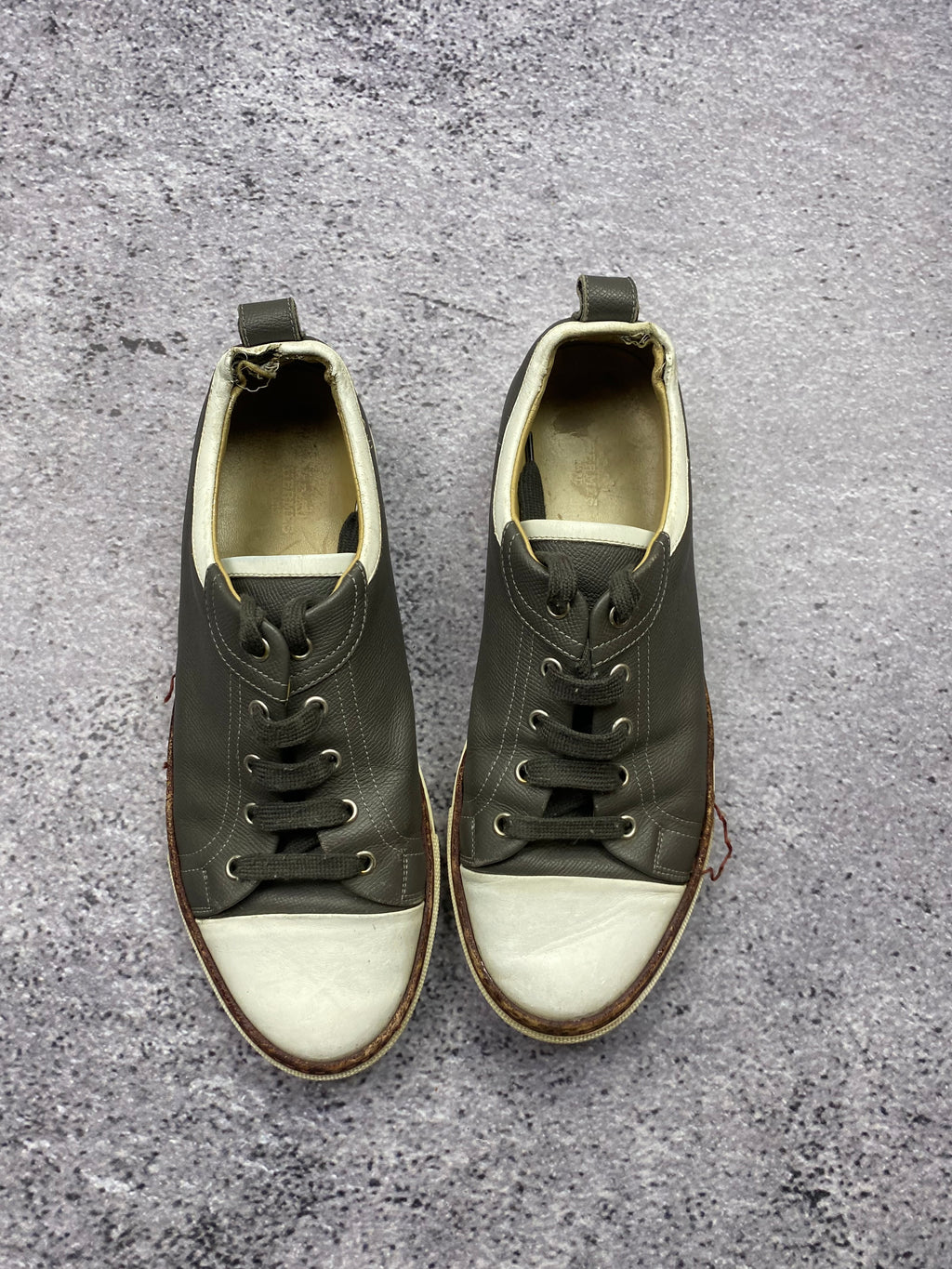 Hermès – skórzane sneakersy low-top r. 41