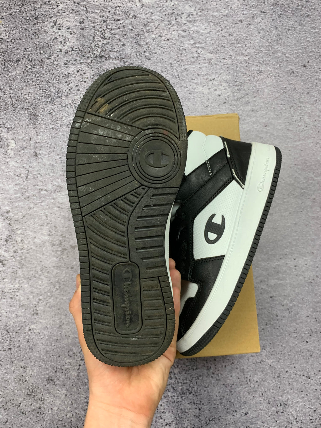 Champion RD18 2.0 Mid B GS Czarno-Białe Sneakersy r. 39 BDB + Box