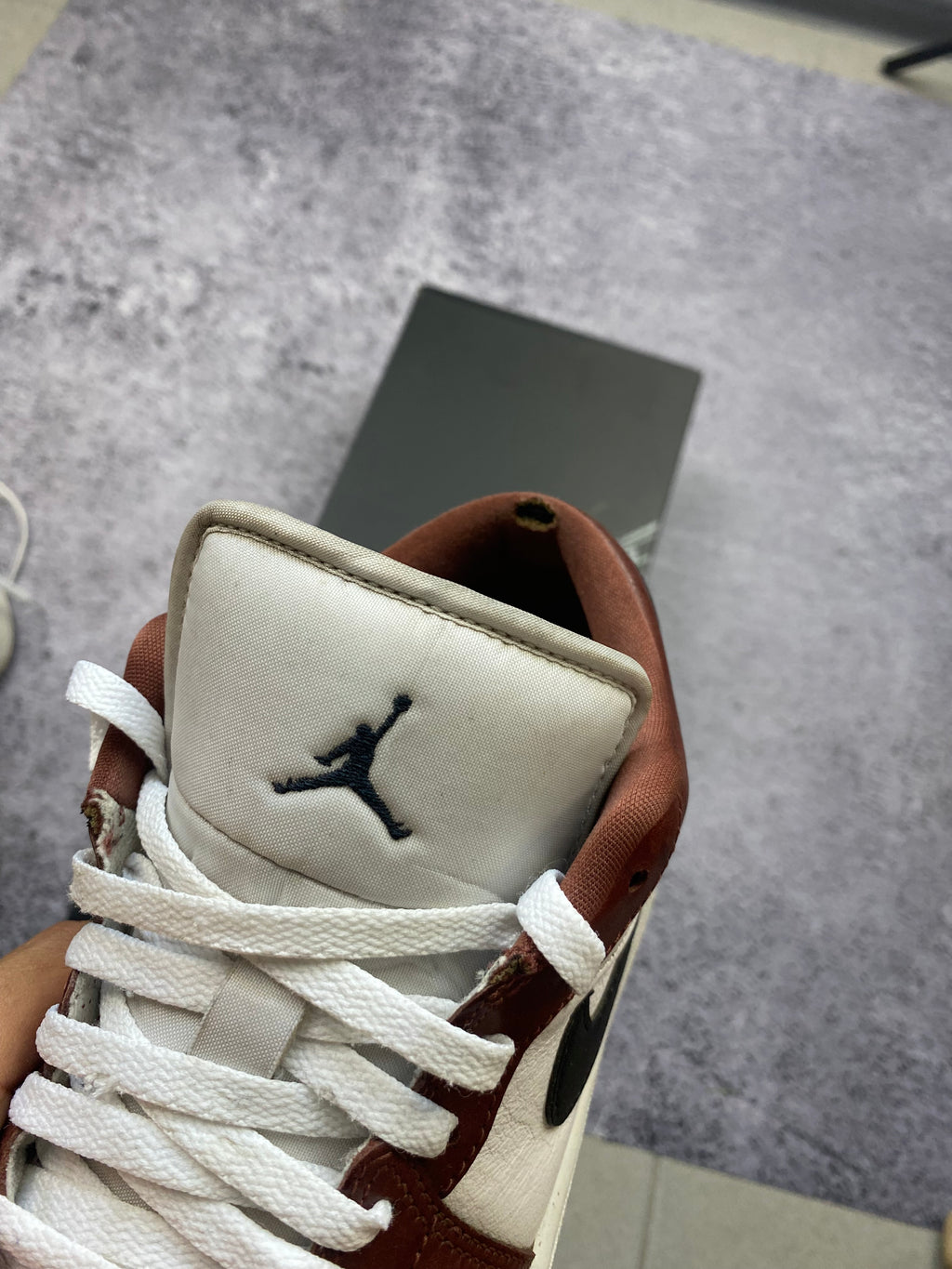 Air Jordan 1 Low biało-brązowe r. 41