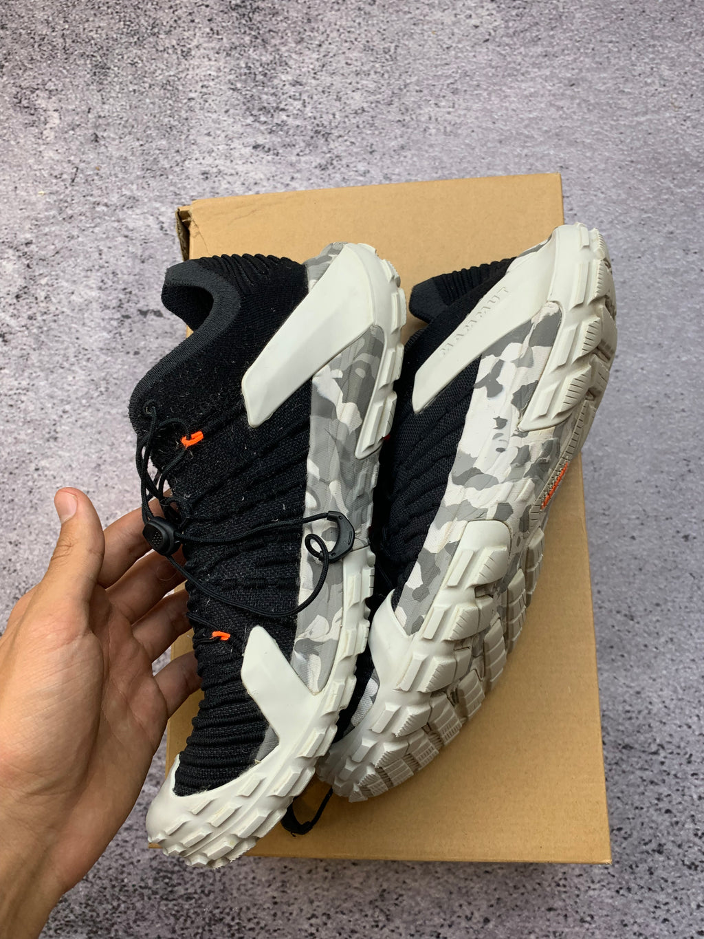 Mammut Hueco Knit II Low – sneakersy outdoorowe trekkingowe r. 43 1/3