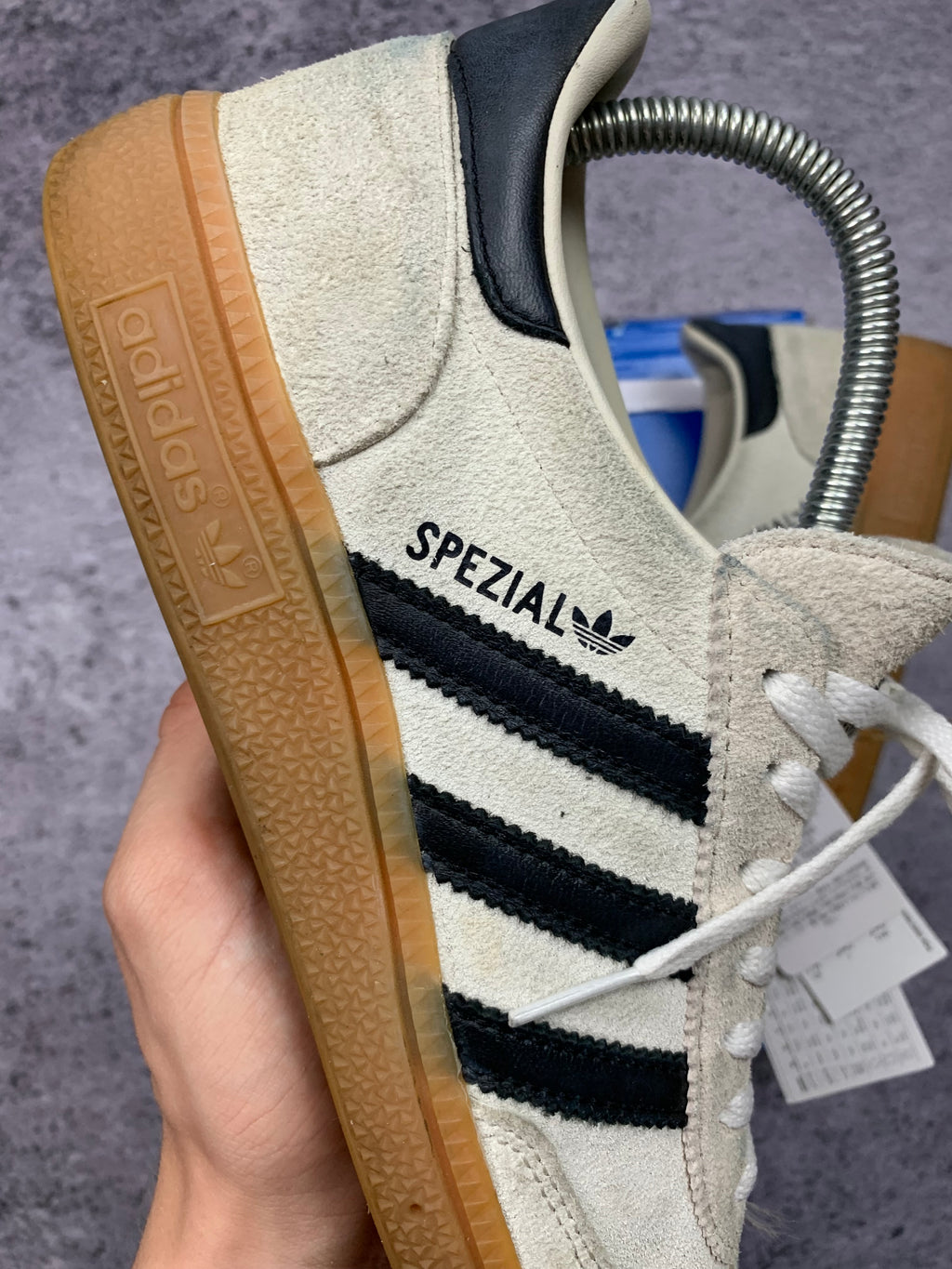 Adidas Handball Spezial Jasne Zamszowe Sneakersy r. 39 1/3 Nowe + Metki + Box
