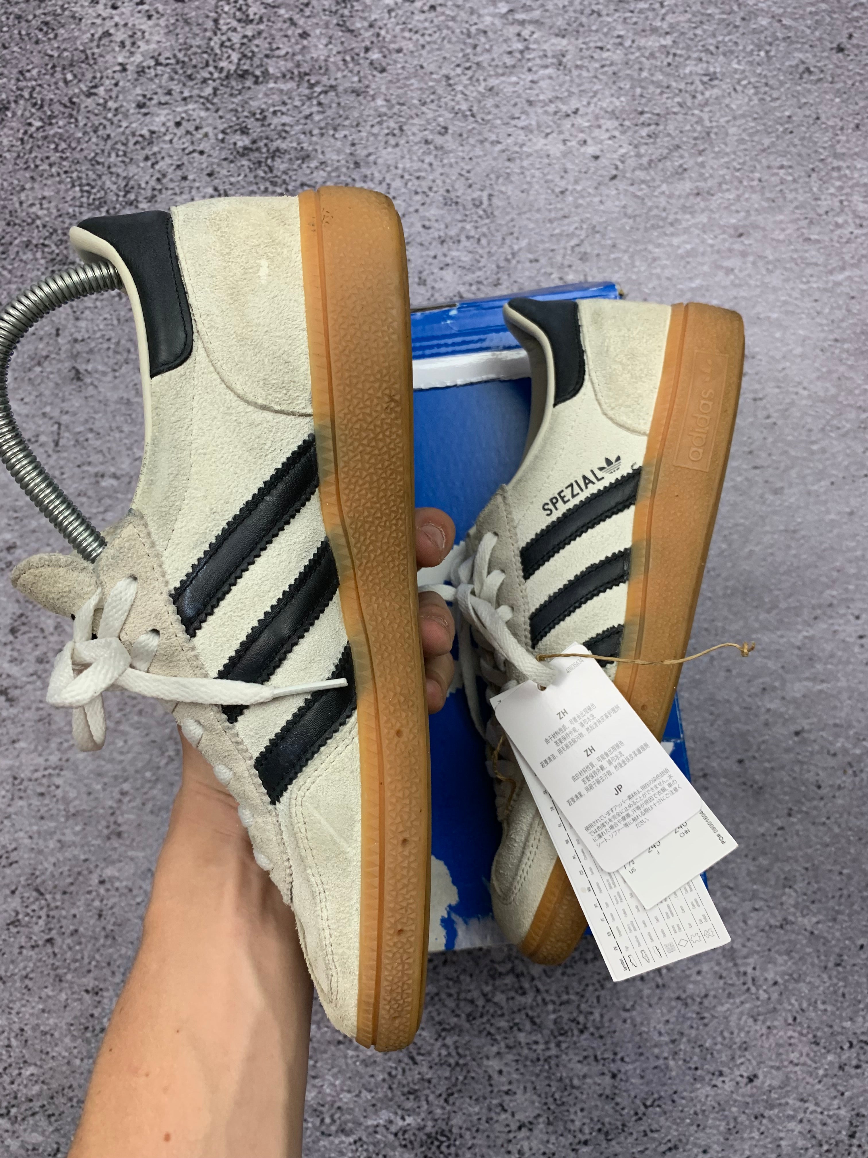 Adidas Handball Spezial Jasne Zamszowe Sneakersy r. 39 1/3 Nowe + Metki + Box
