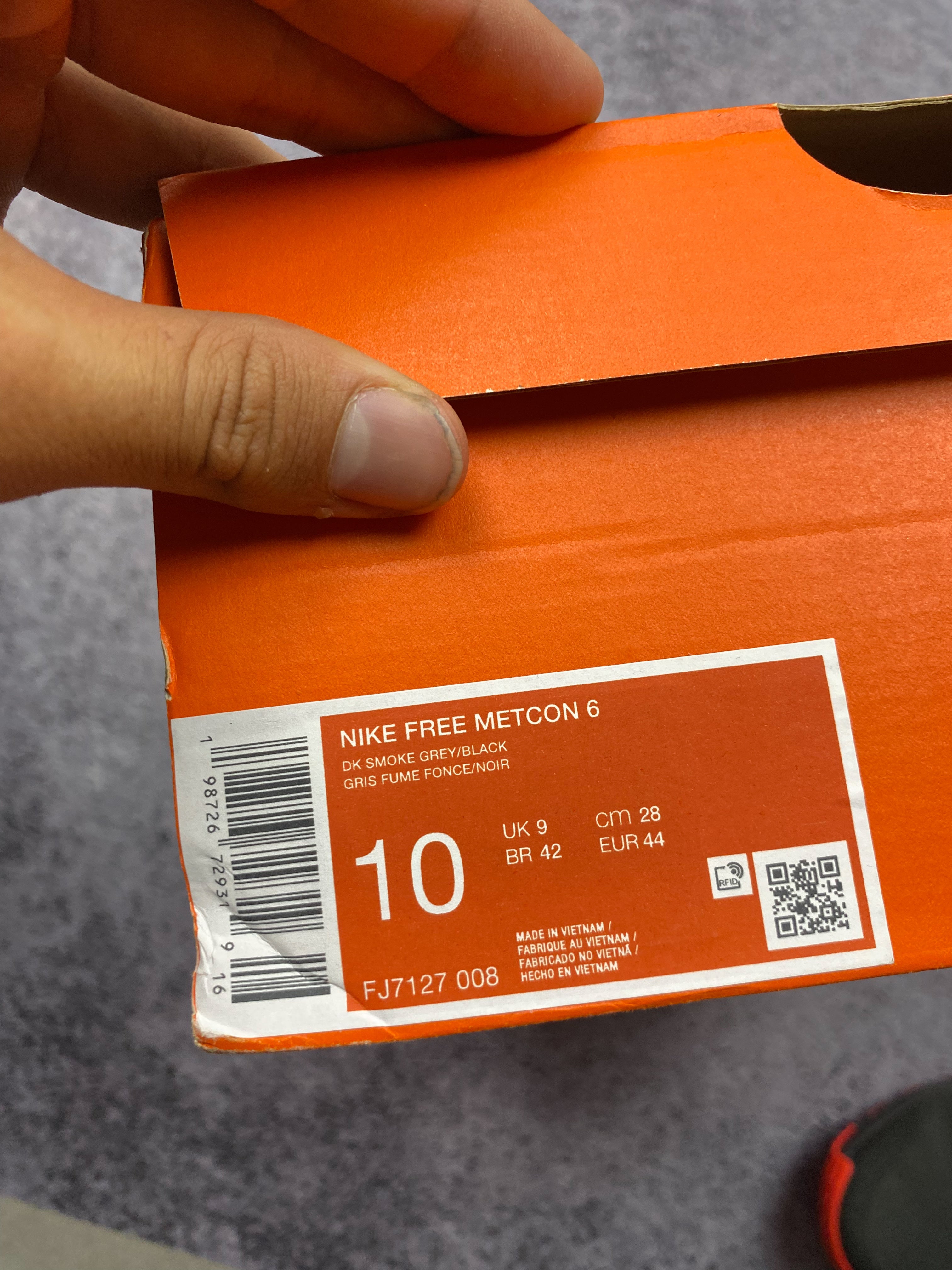 Nike Free RN Black Orange 44 – lekkie buty sportowe