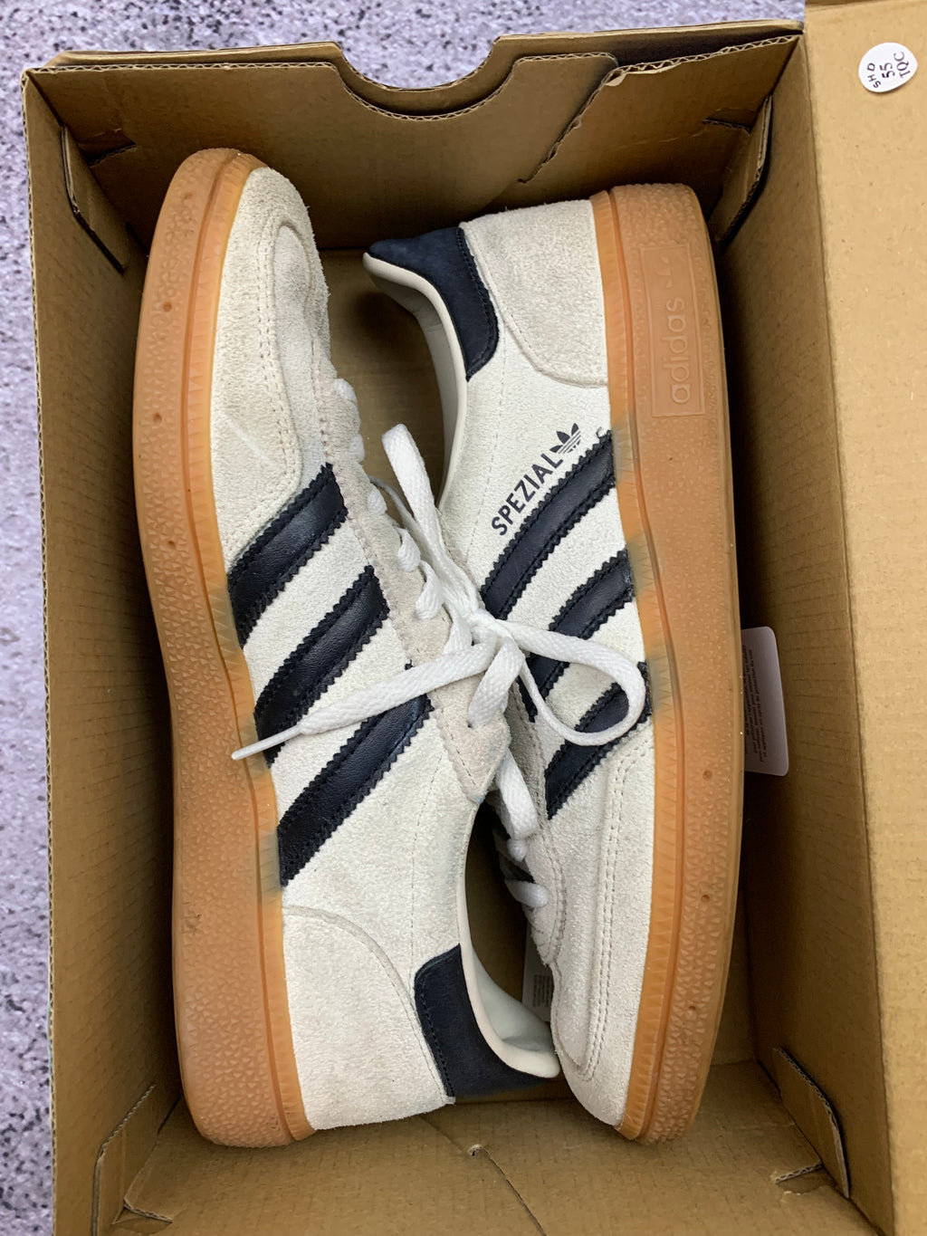 Adidas Handball Spezial Jasne Zamszowe Sneakersy r. 39 1/3 Nowe + Metki + Box