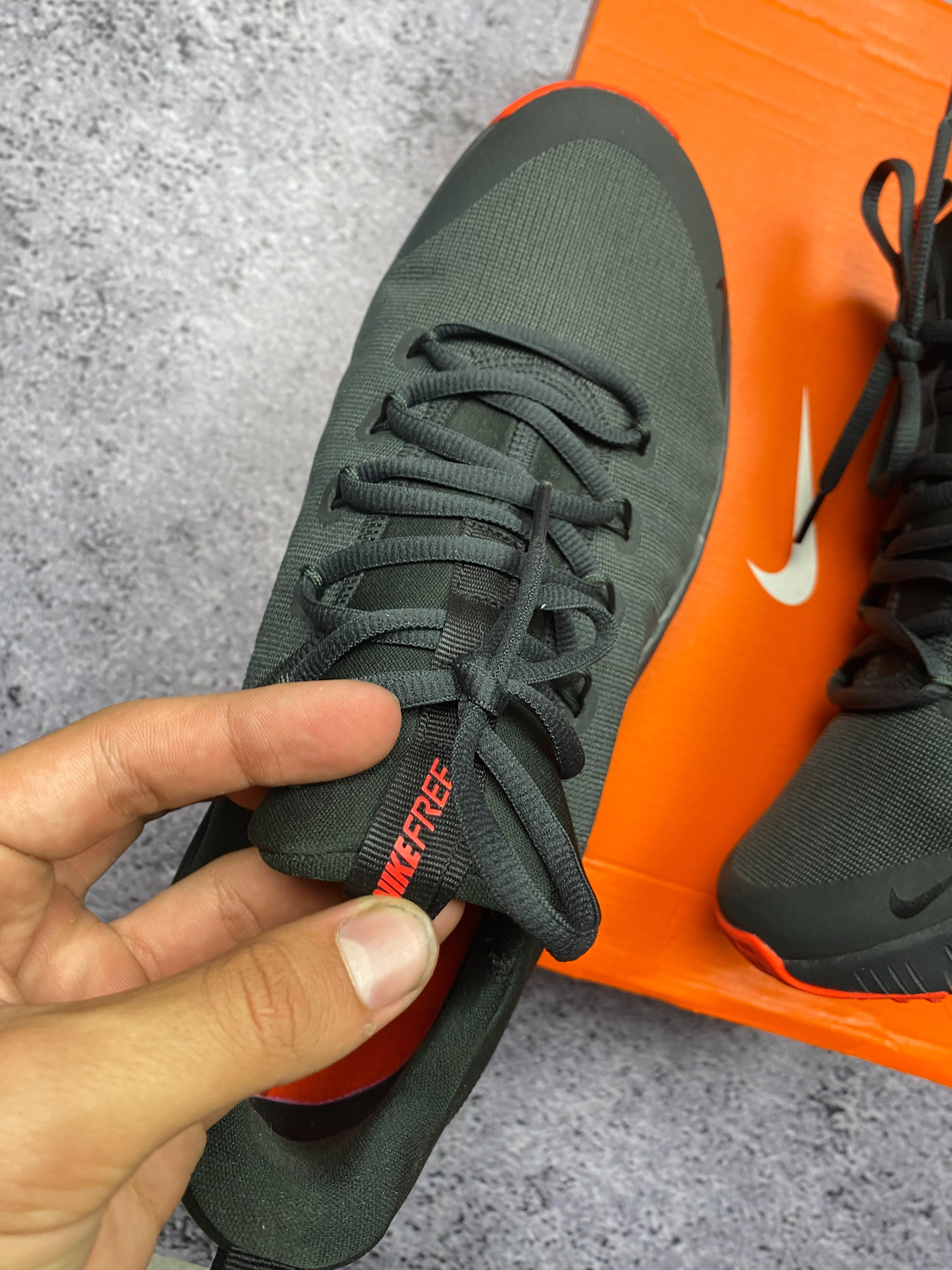 Nike Free RN Black Orange 44 – lekkie buty sportowe