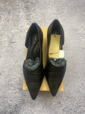 Next London Collection Elegant Pointed Leather Pumps Black Size 43