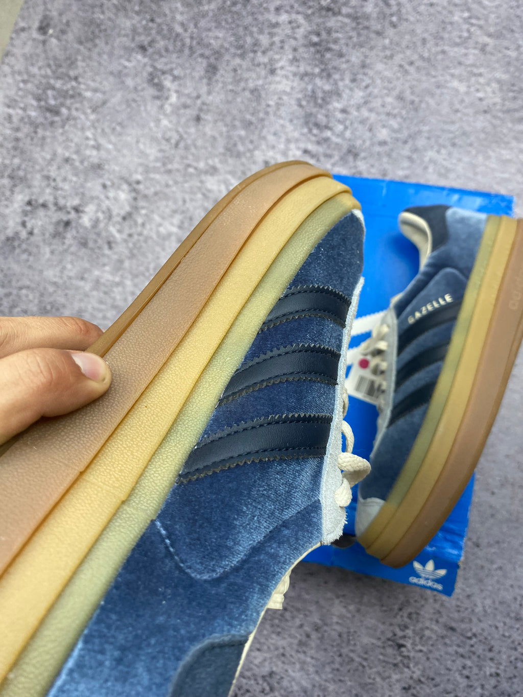 Adidas Gazelle Bold Platform – suede sneakers size 42