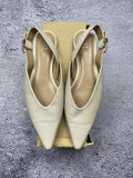 Next Slingback Leather – skórzane czółenka damskie r. 42