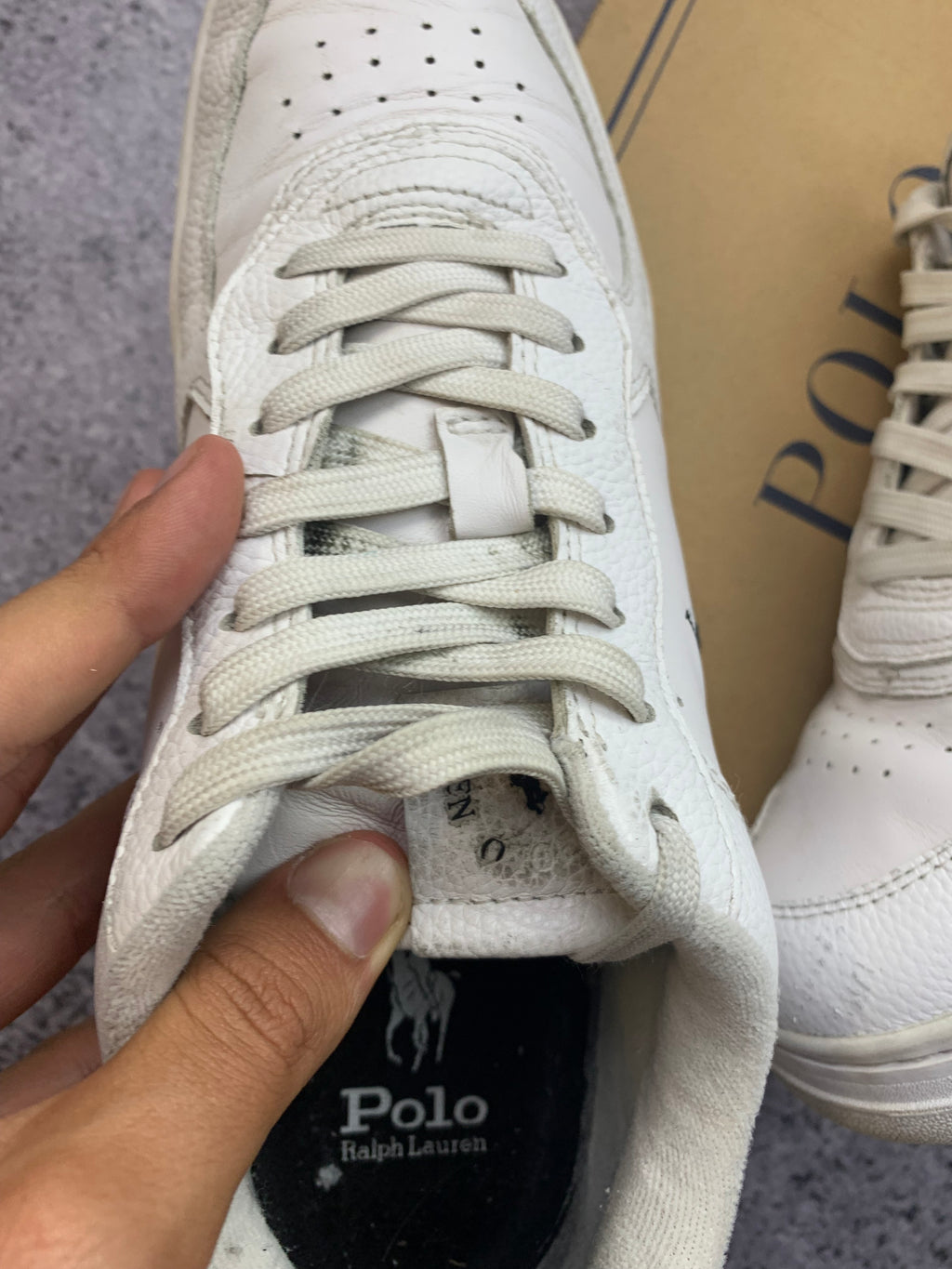 Polo Ralph Lauren Masters CRT-SK-LTL – skórzane sneakersy r. 42
