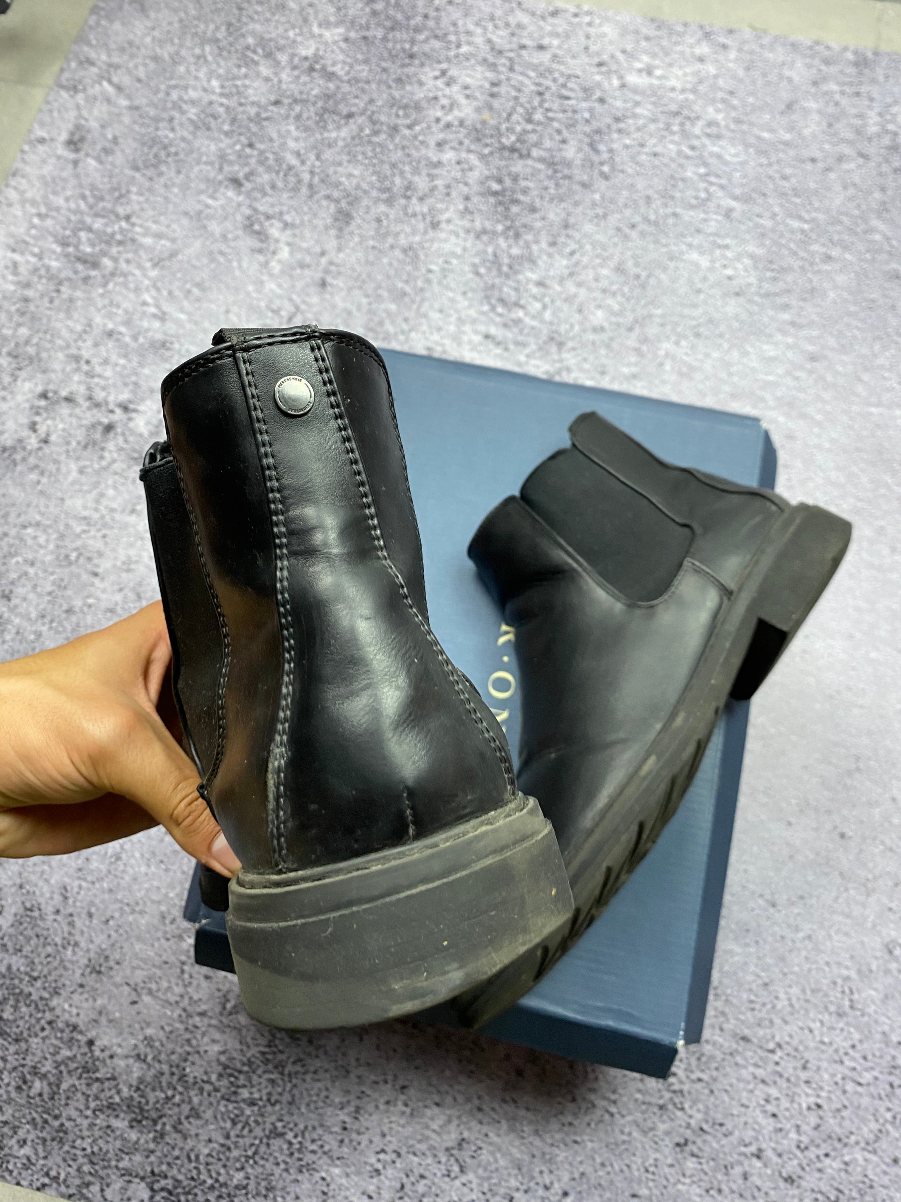 Pier One Chelsea Boots Skórzane 45