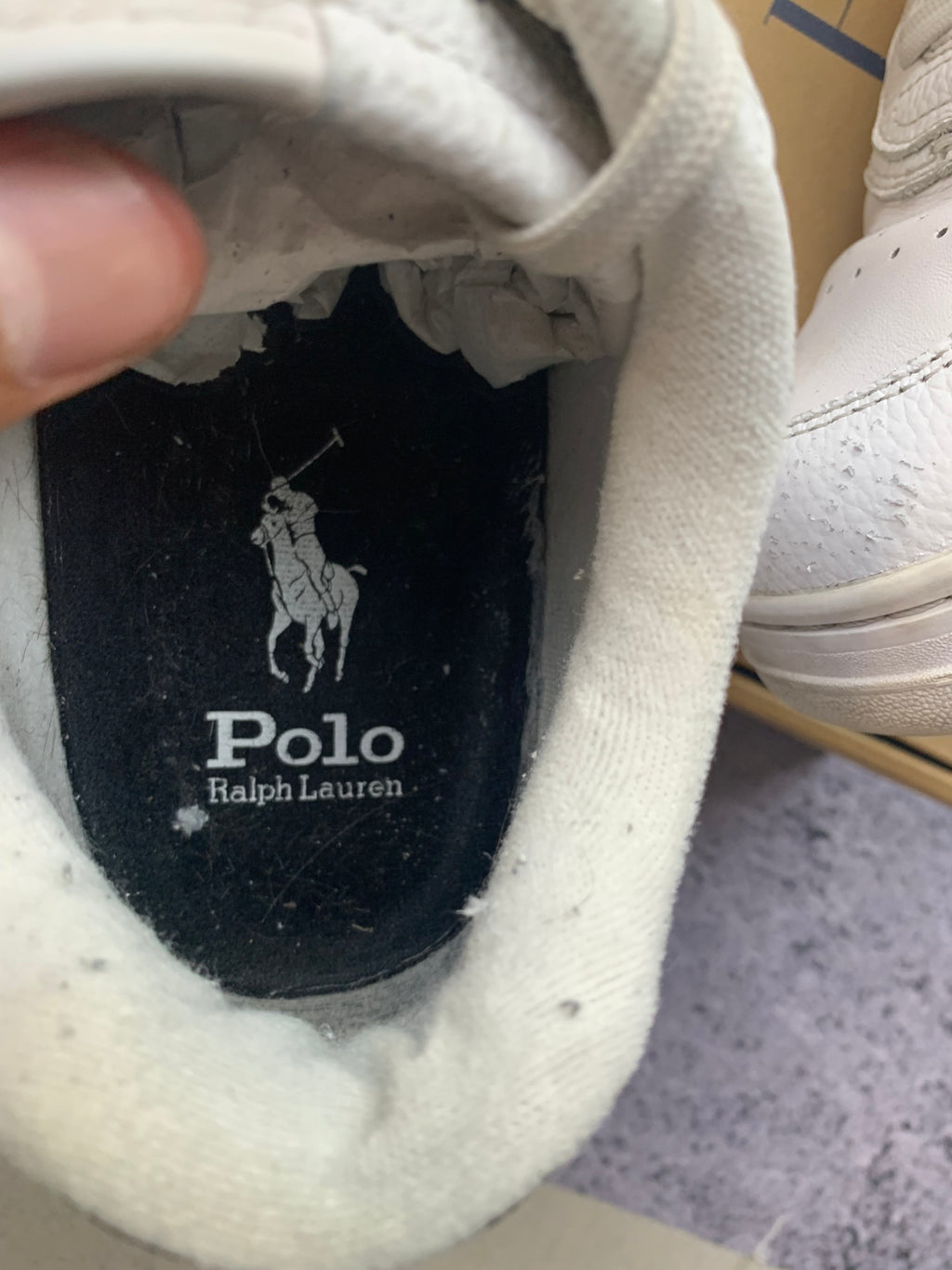 Polo Ralph Lauren Masters CRT-SK-LTL – skórzane sneakersy r. 42