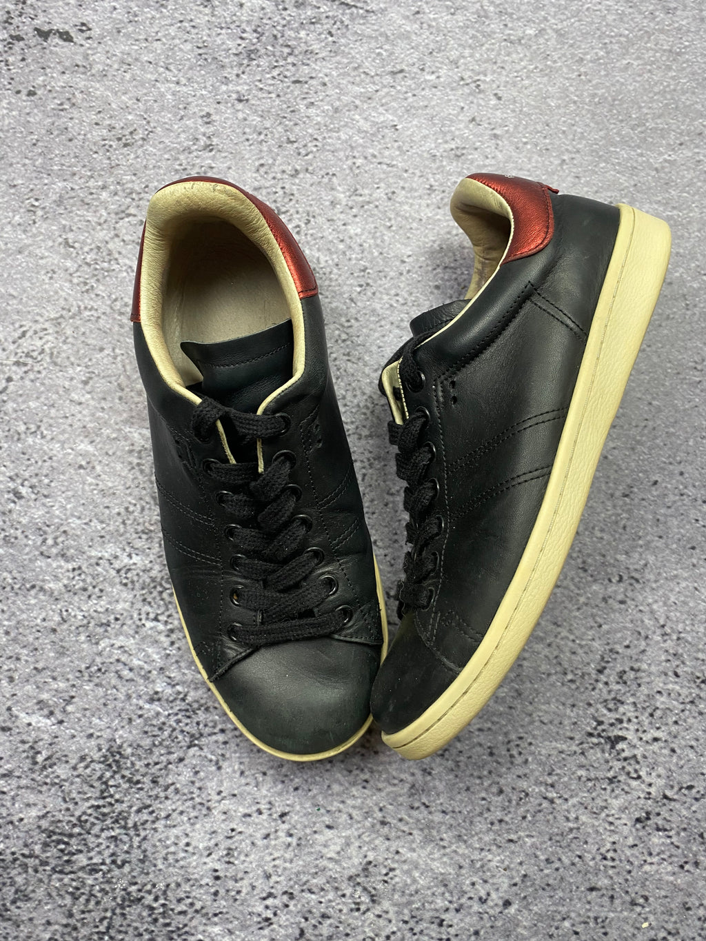 Isabel Marant – skórzane sneakersy low-top r. 38