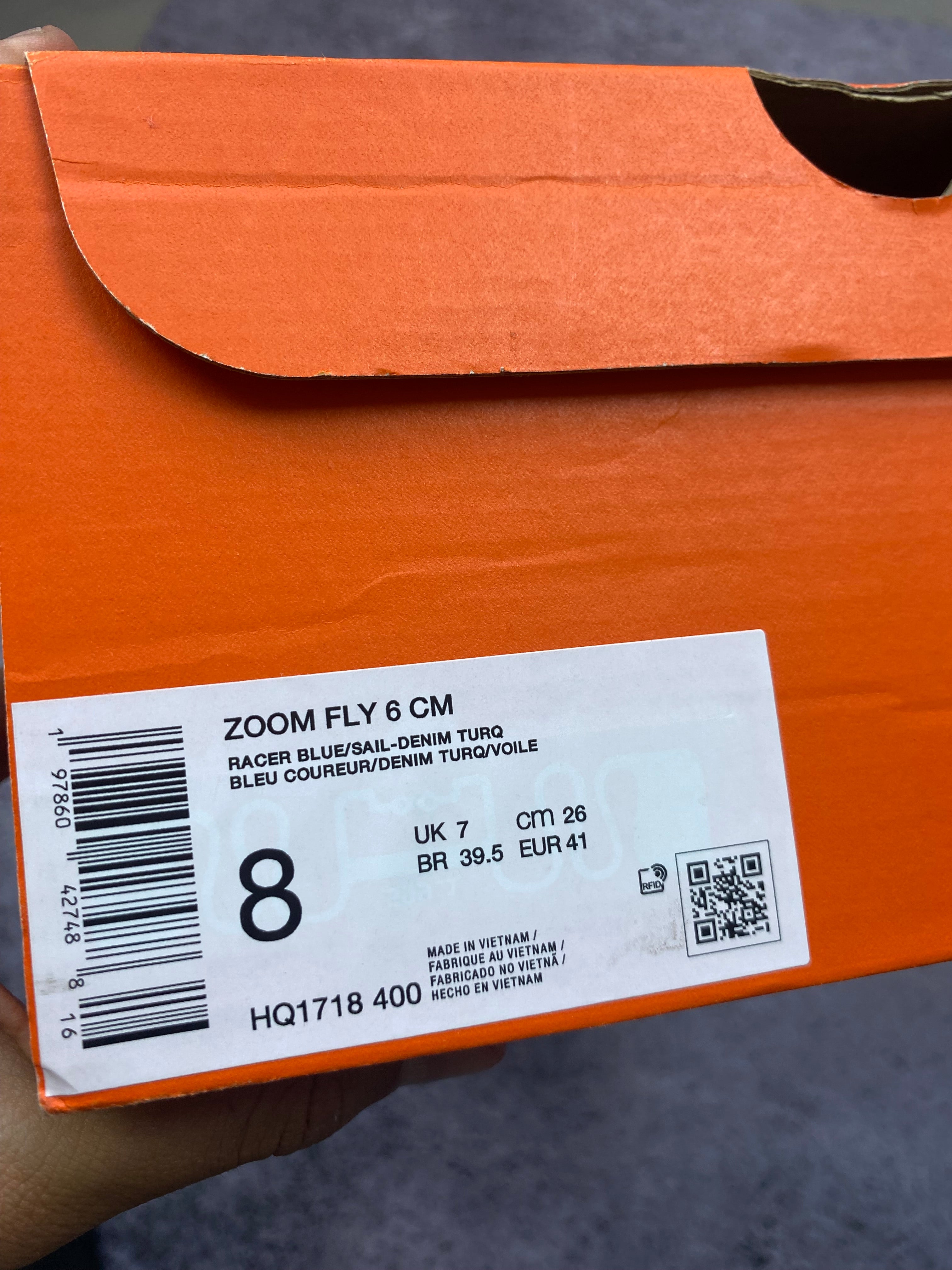 Nike ZoomX Invincible Run Flyknit niebieskie r. 41