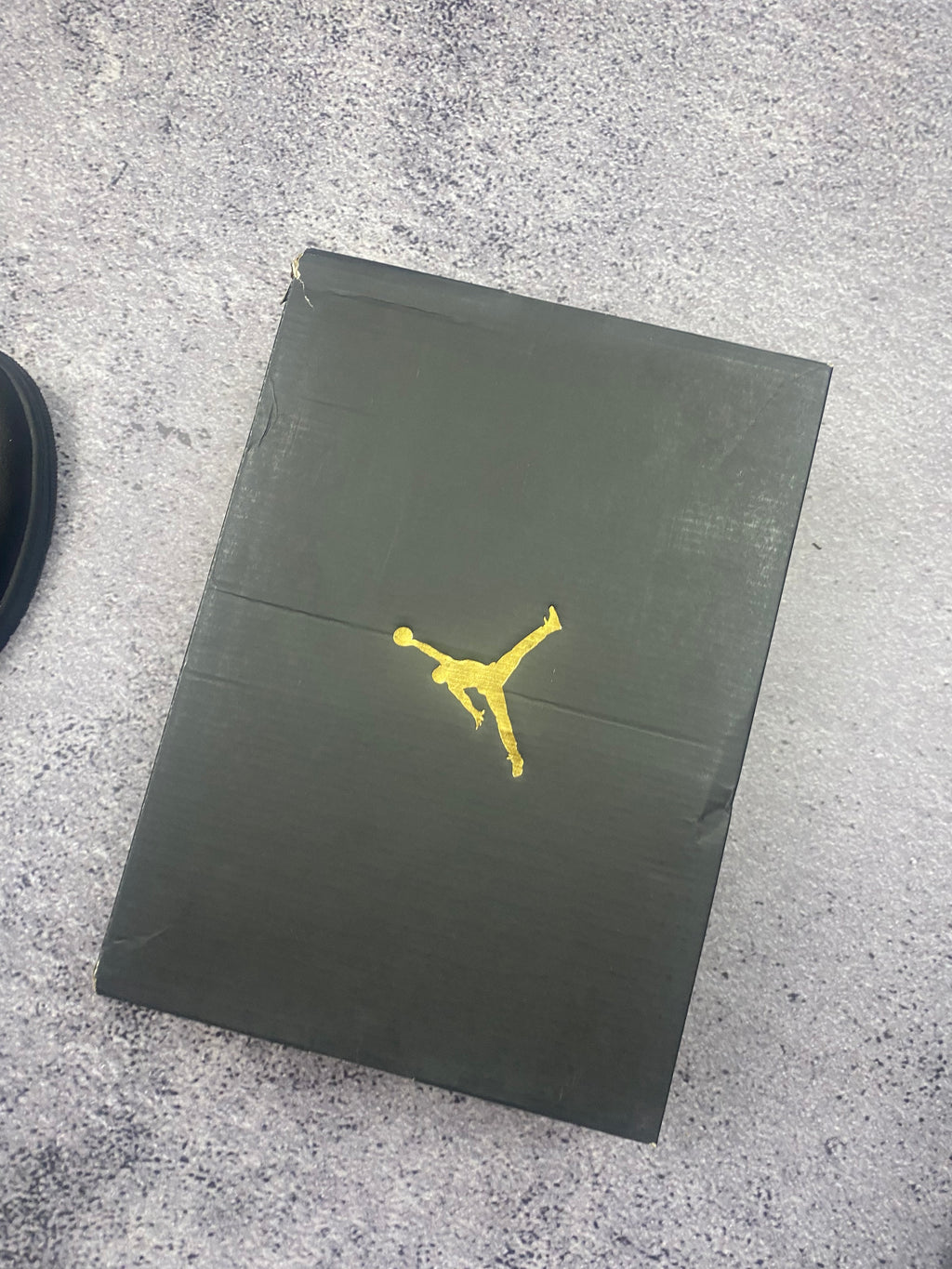 Air Jordan 1 Low Triple Black – sneakersy skórzane r. 44