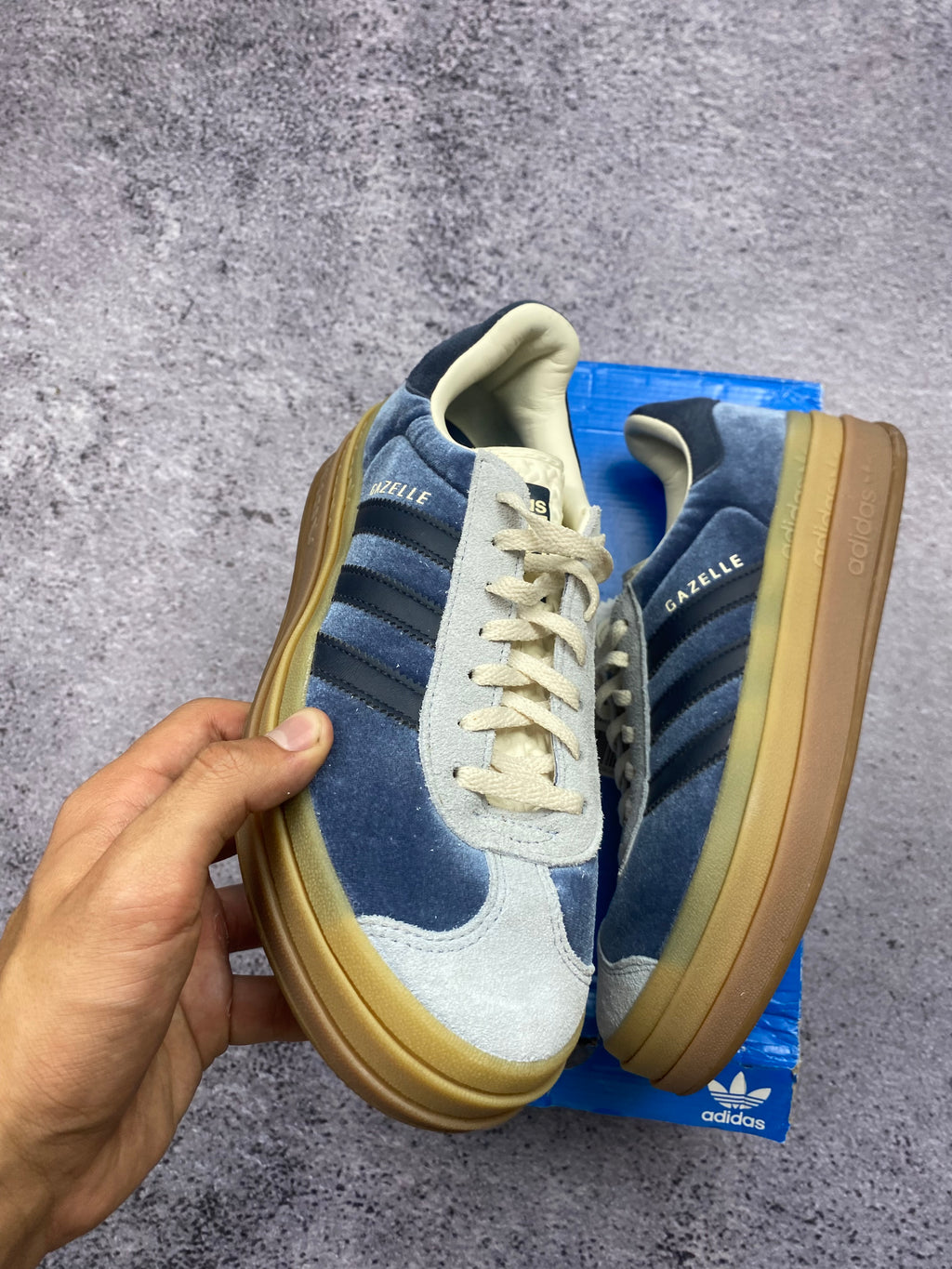Adidas Gazelle Bold Platform – suede sneakers size 42