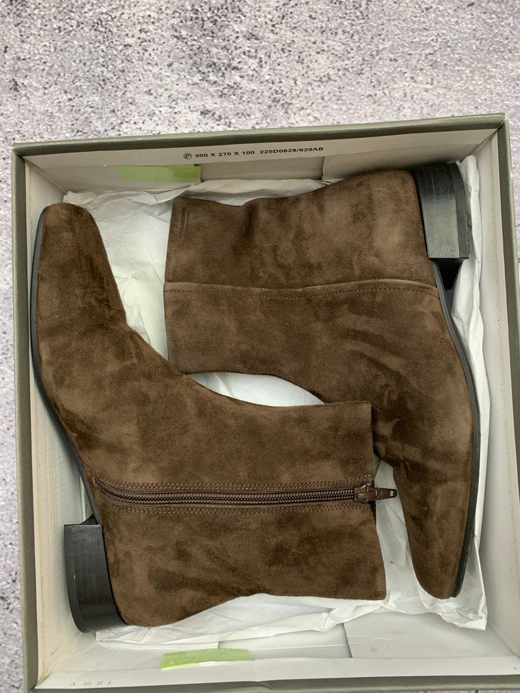 Vagabond Mona Skórzane Zamszowe Botki Coffee r. 38 Nowe + Box