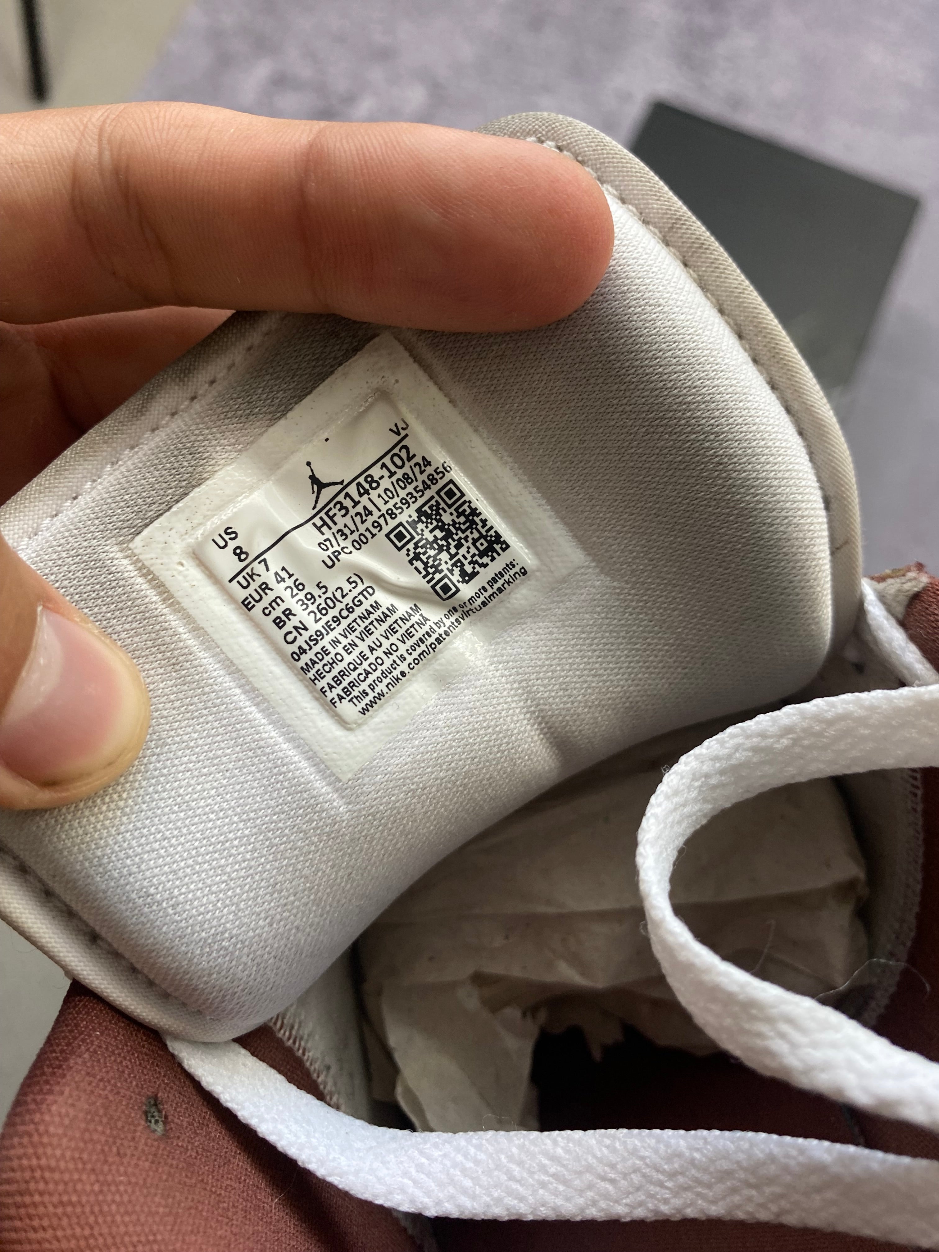 Air Jordan 1 Low biało-brązowe r. 41