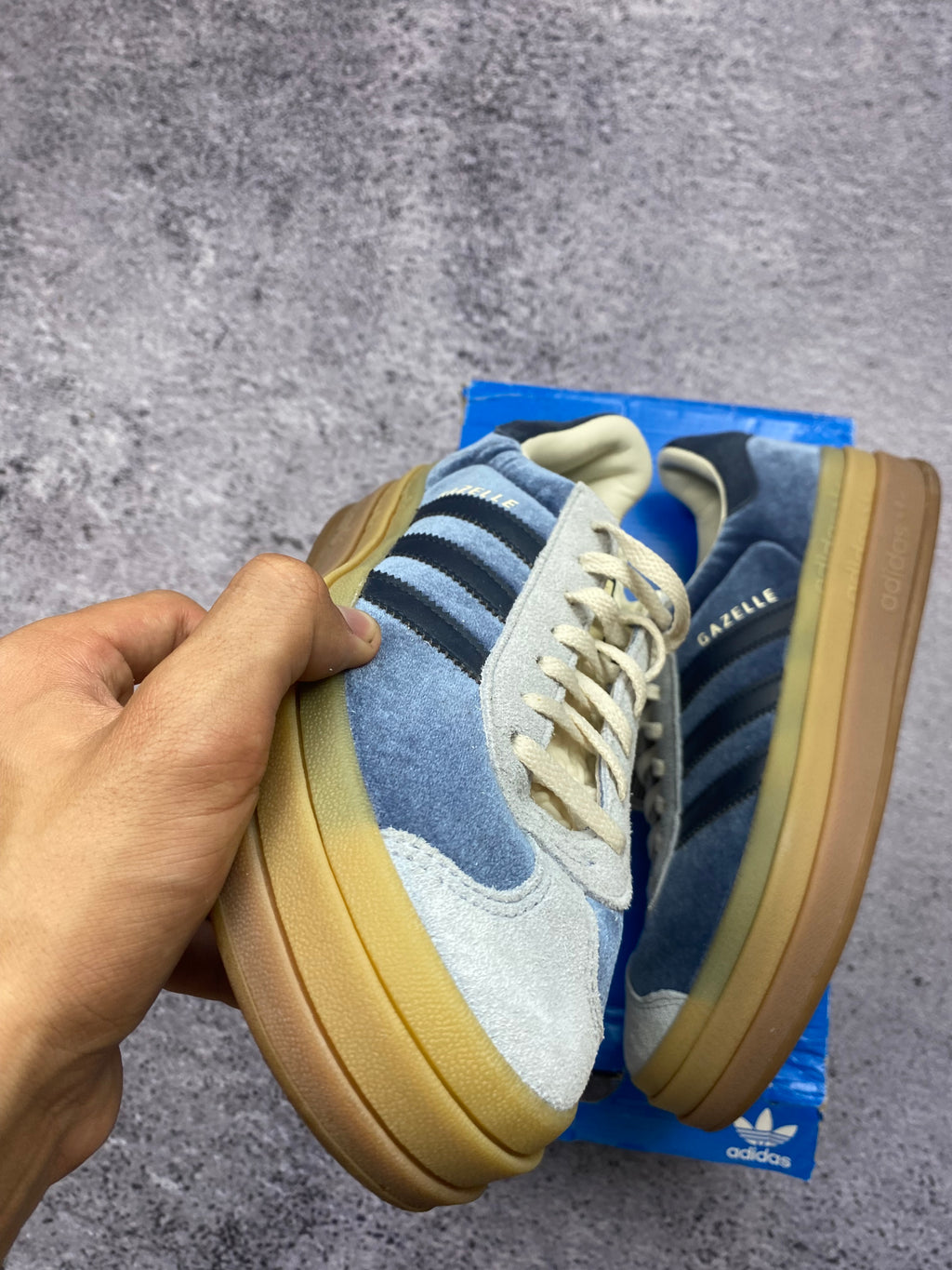 Adidas Gazelle Bold Platform – suede sneakers size 42