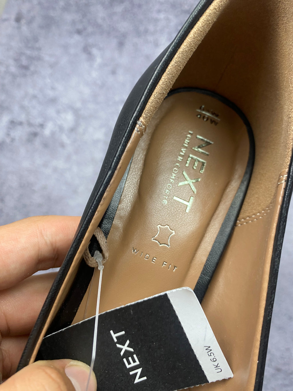 Next - classic black high heels size 40