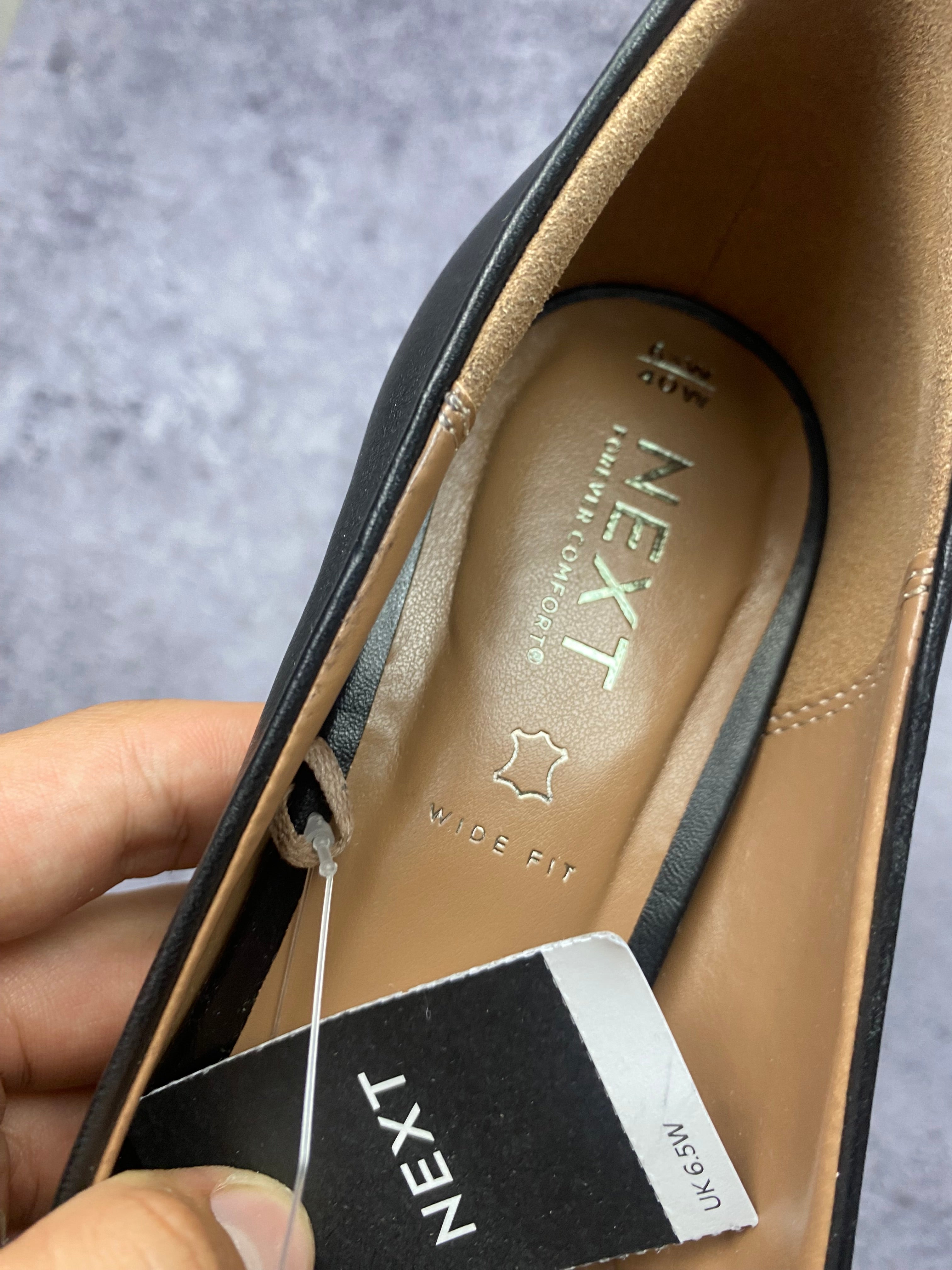 Next - classic black high heels size 40