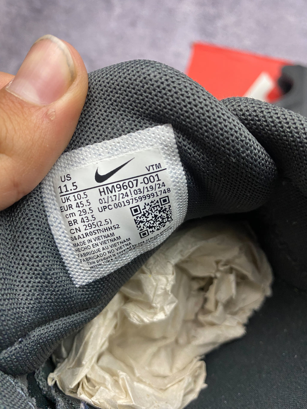 Nike Air Max Pulse 45.5 – sneakersy sportowe Anthracite/Blue