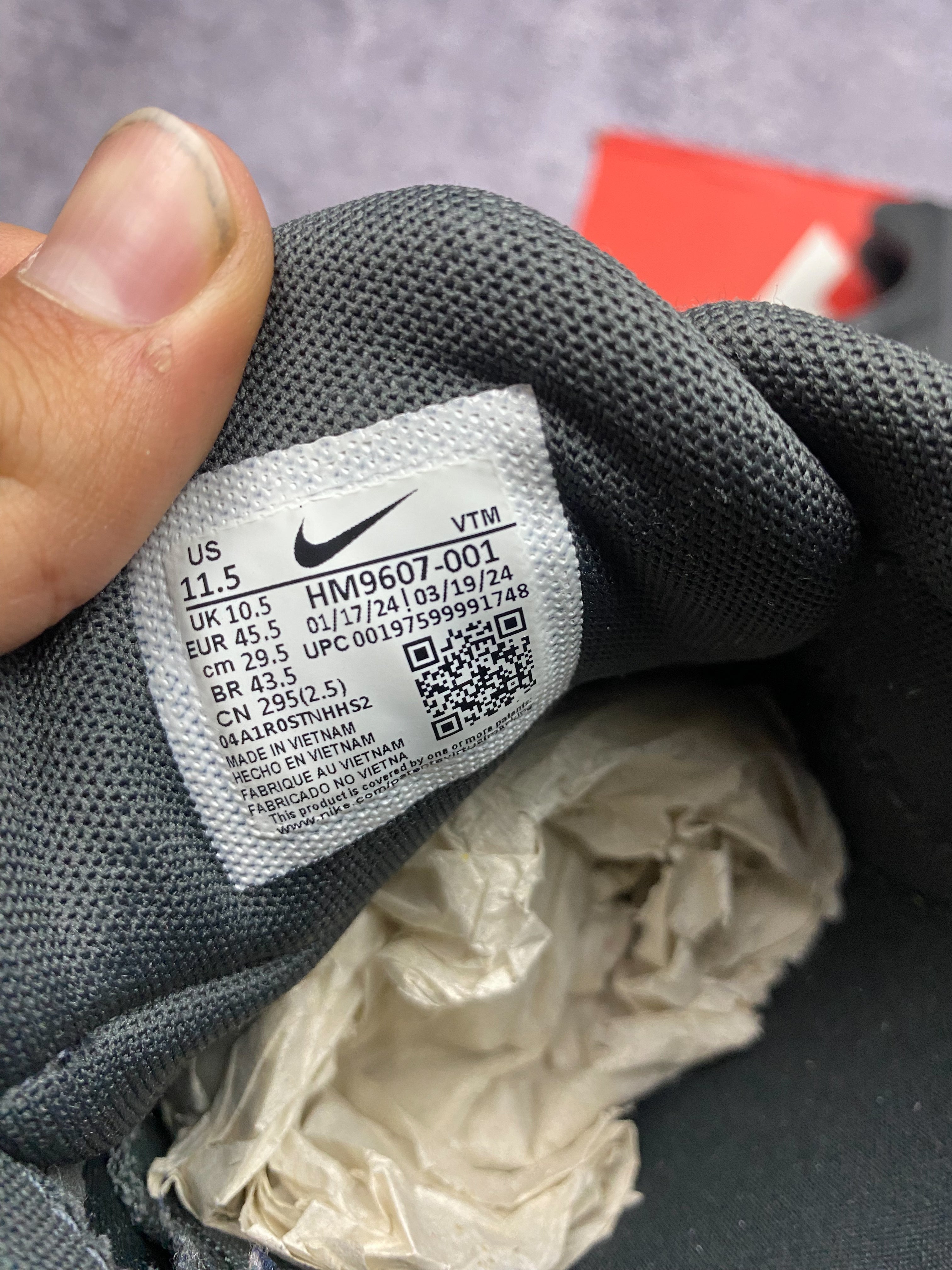 Nike Air Max Pulse 45.5 – sneakersy sportowe Anthracite/Blue