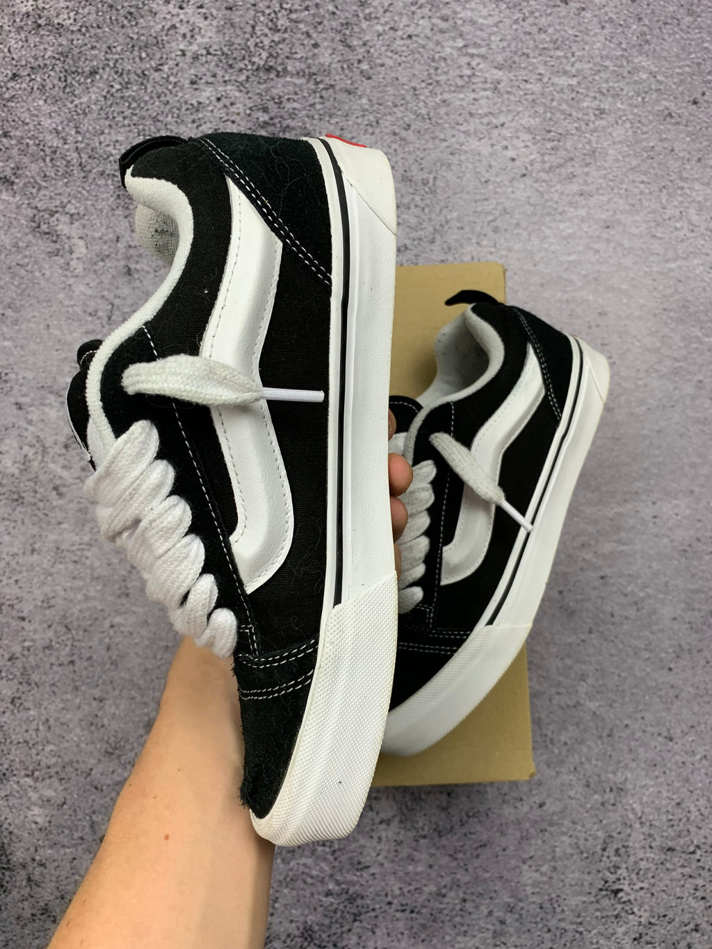 Vans Old Skool Platform Czarno-Białe Sneakersy r. 39 Stan Idealny