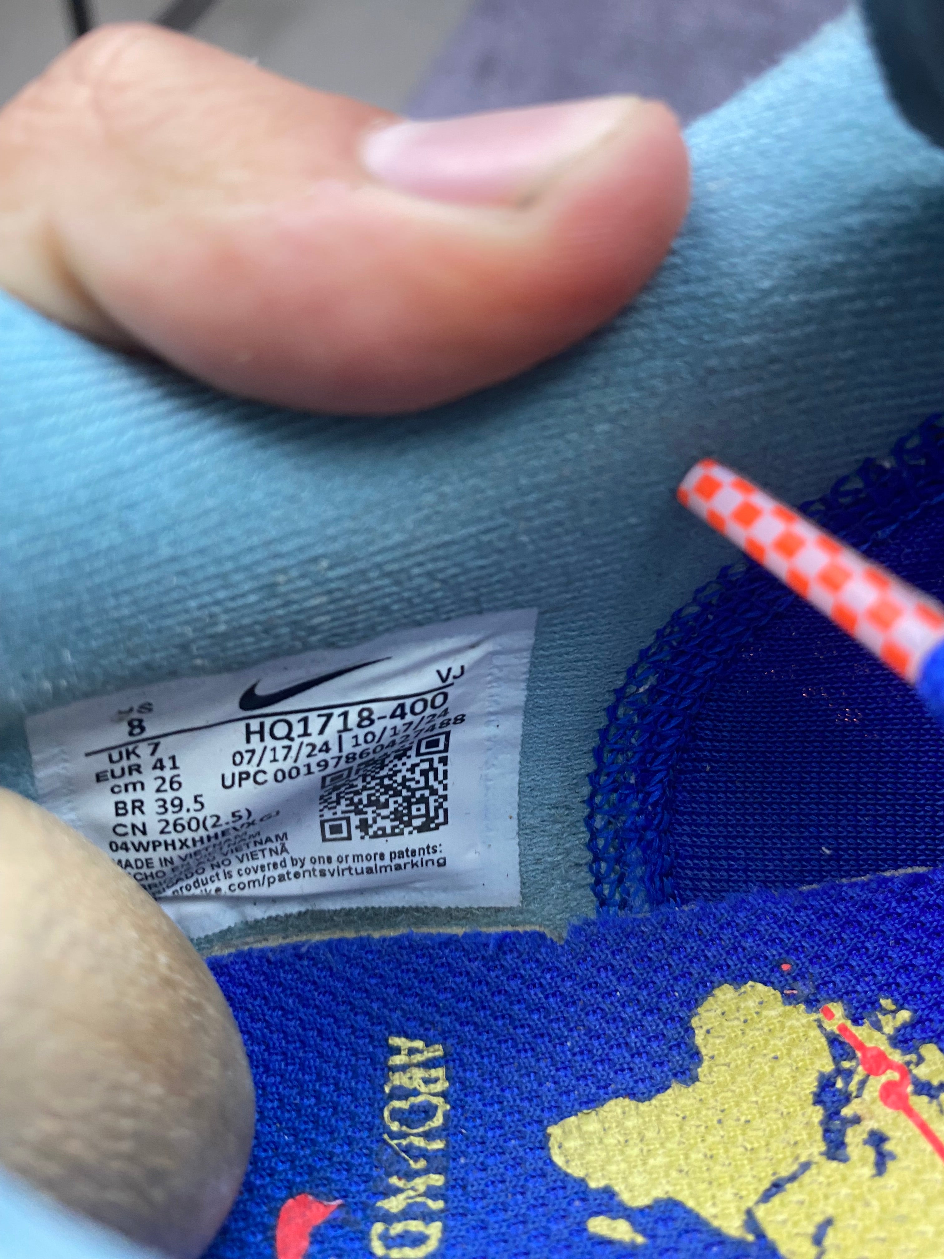 Nike ZoomX Invincible Run Flyknit niebieskie r. 41