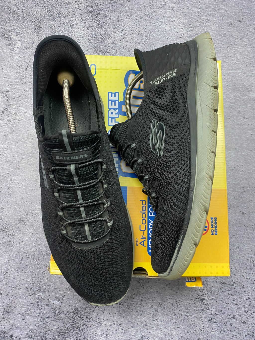 Skechers Slip-Ins Summits High Range 48.5 / UK 13 – czarne sneakersy
