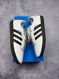Adidas Samba Classic White Black Leather Indoor Football Sneakers Retro New 40