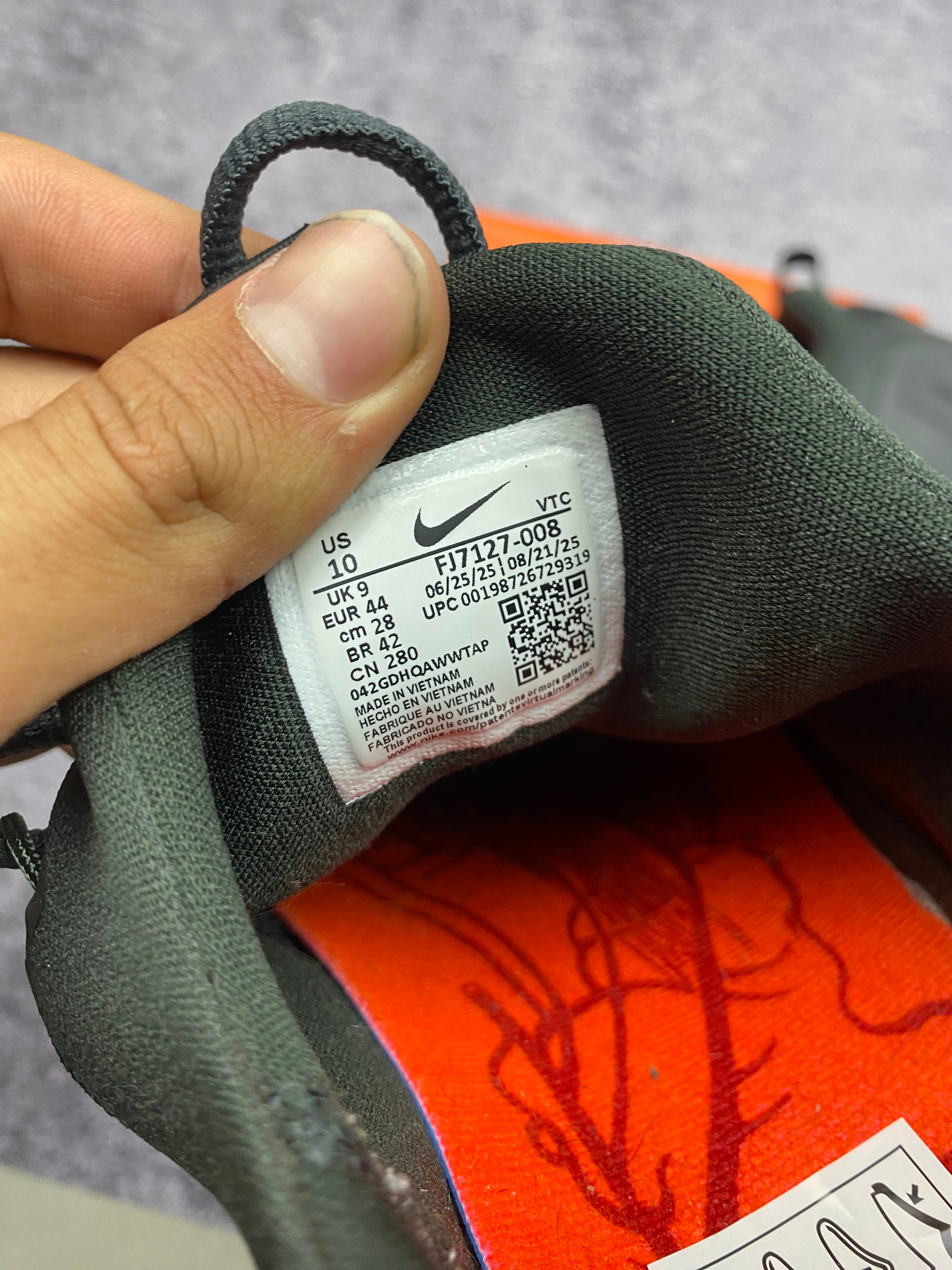 Nike Free RN Black Orange 44 – lekkie buty sportowe