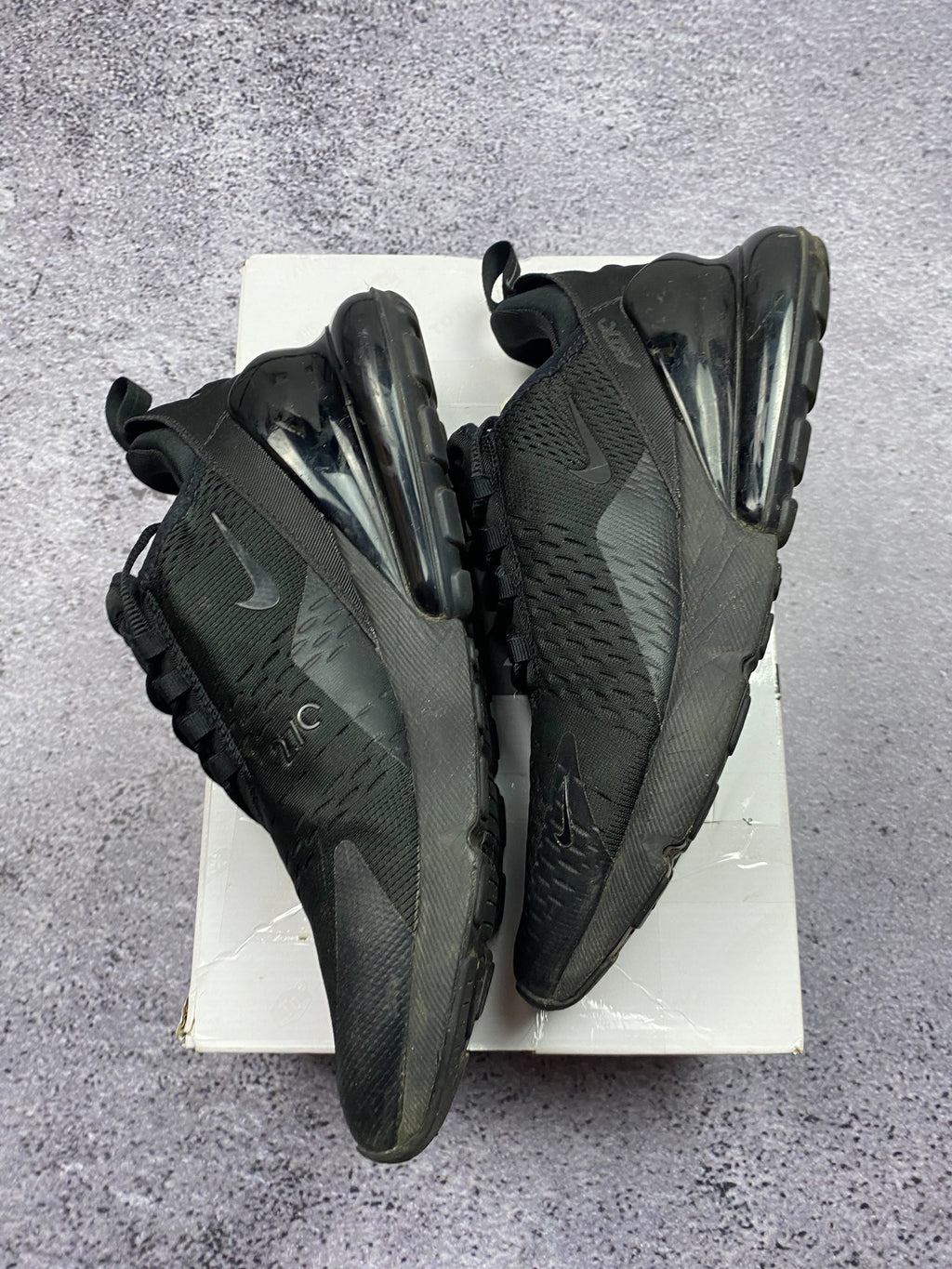 Nike Air Max 270 Triple Black Lifestyle Sneakers 44