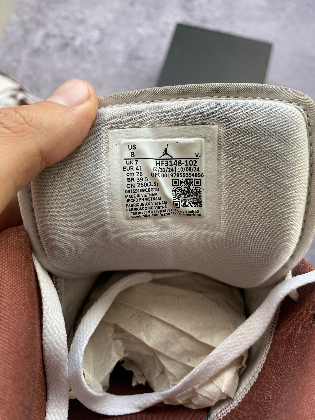 Air Jordan 1 Low biało-brązowe r. 41
